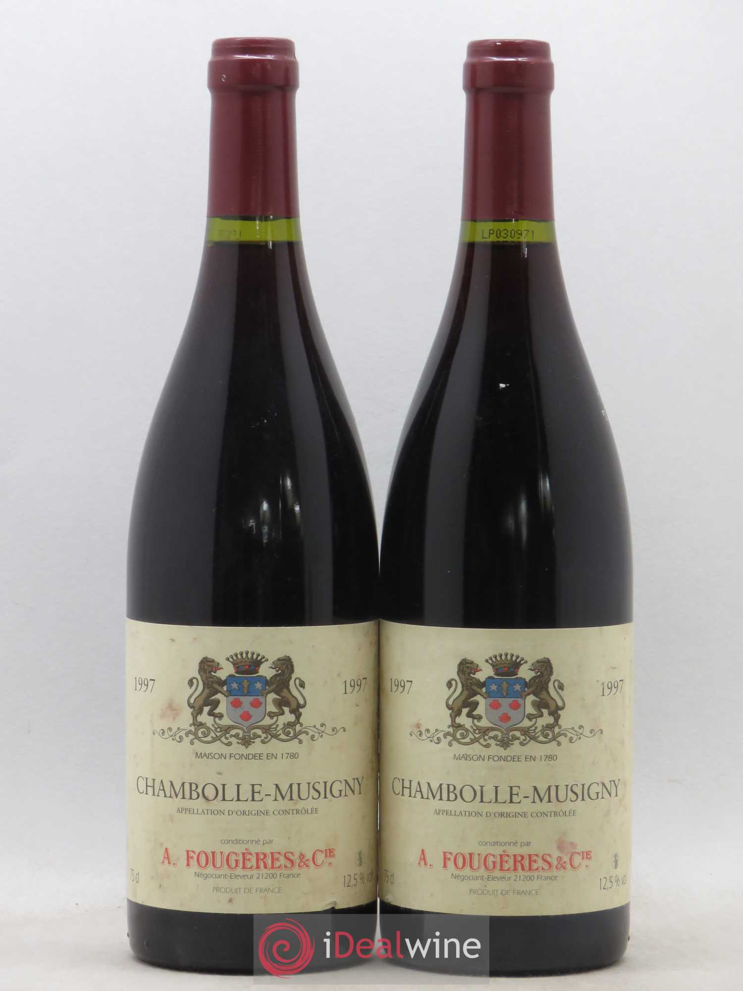 Chambolle-Musigny A Faugeres 1997 - Posten von 2 Flaschen - 0