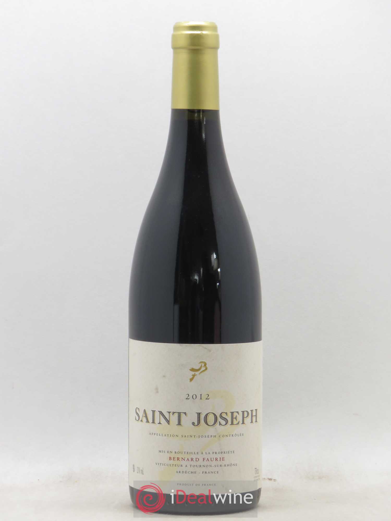 Saint-Joseph Bernard Faurie 2012 - Lot de 1 bouteille - 0