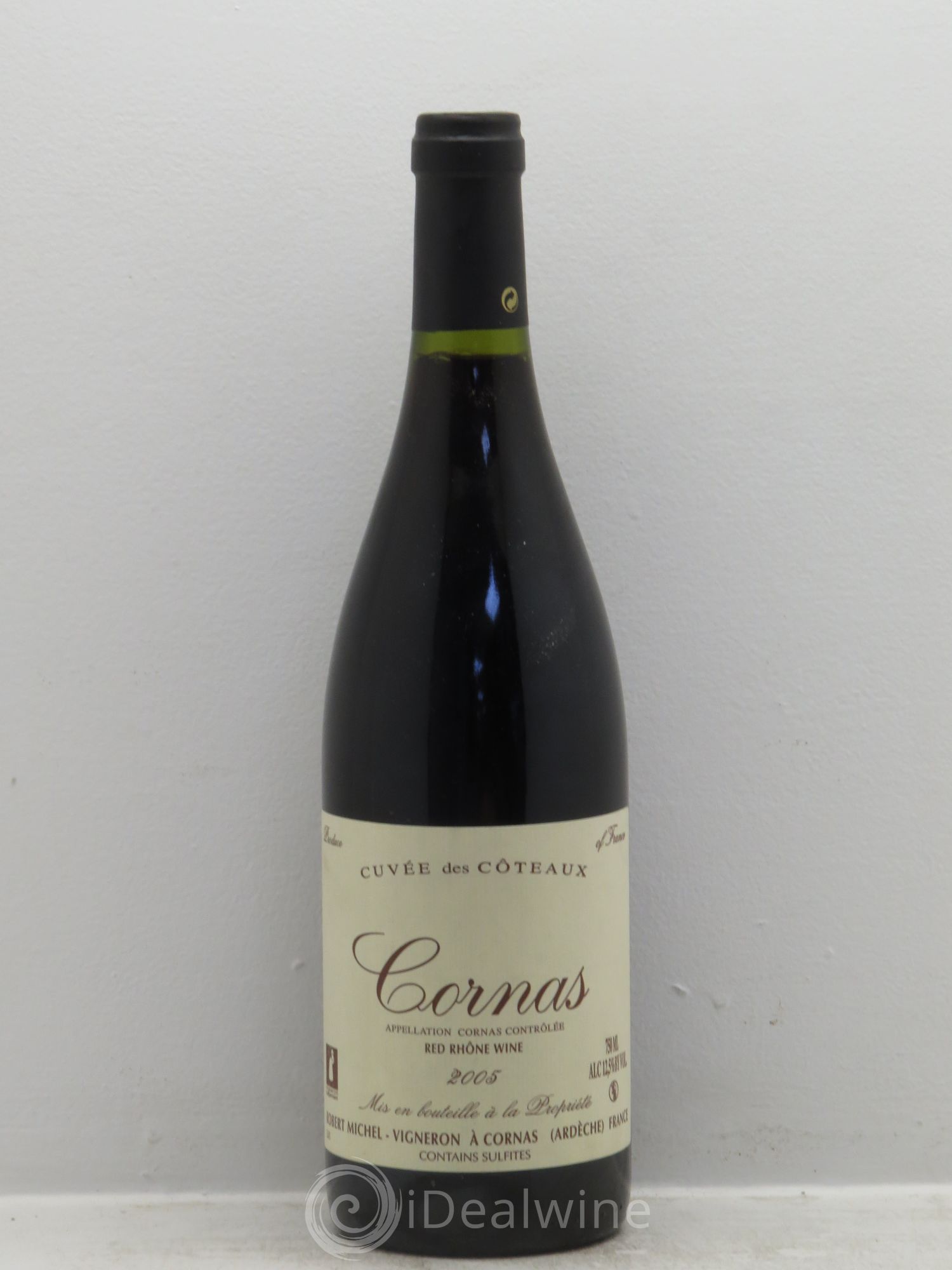 Cornas Cuvée des Coteaux Robert Michel 2005 - Lot de 1 bouteille - 0