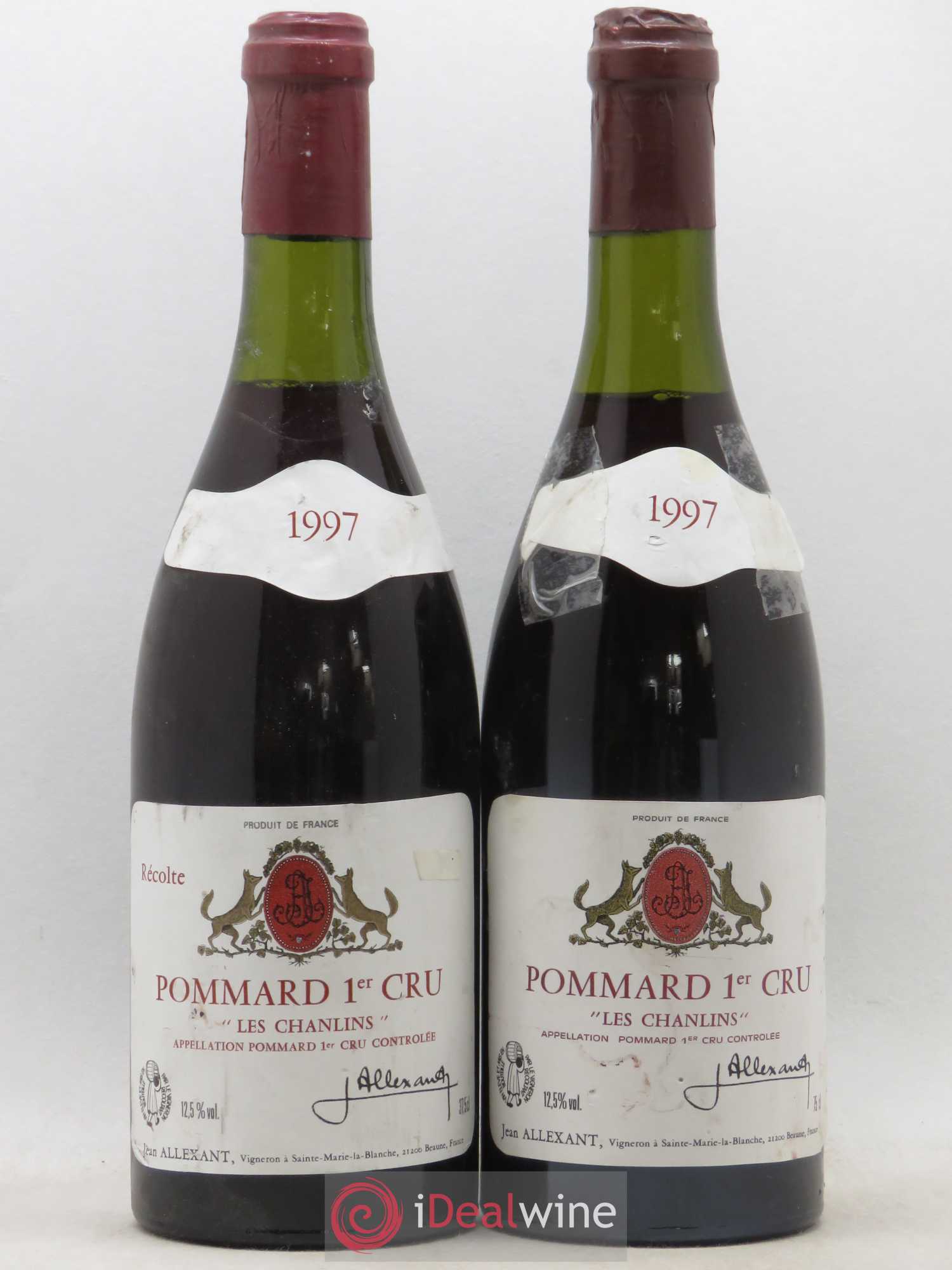 Pommard 1er Cru Les Chanlins Jean Allexant 1997 - Posten von 2 Flaschen - 0