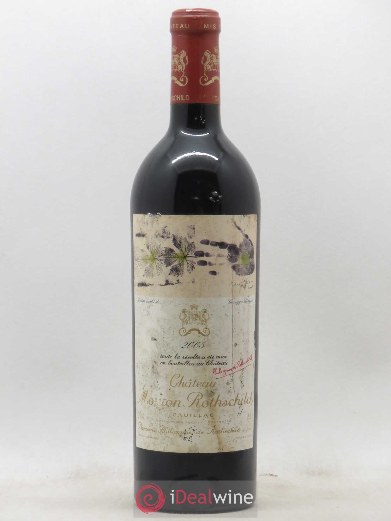 Château Mouton Rothschild 1er Grand Cru Classé 2005 - Lot de 1 bouteille - 0