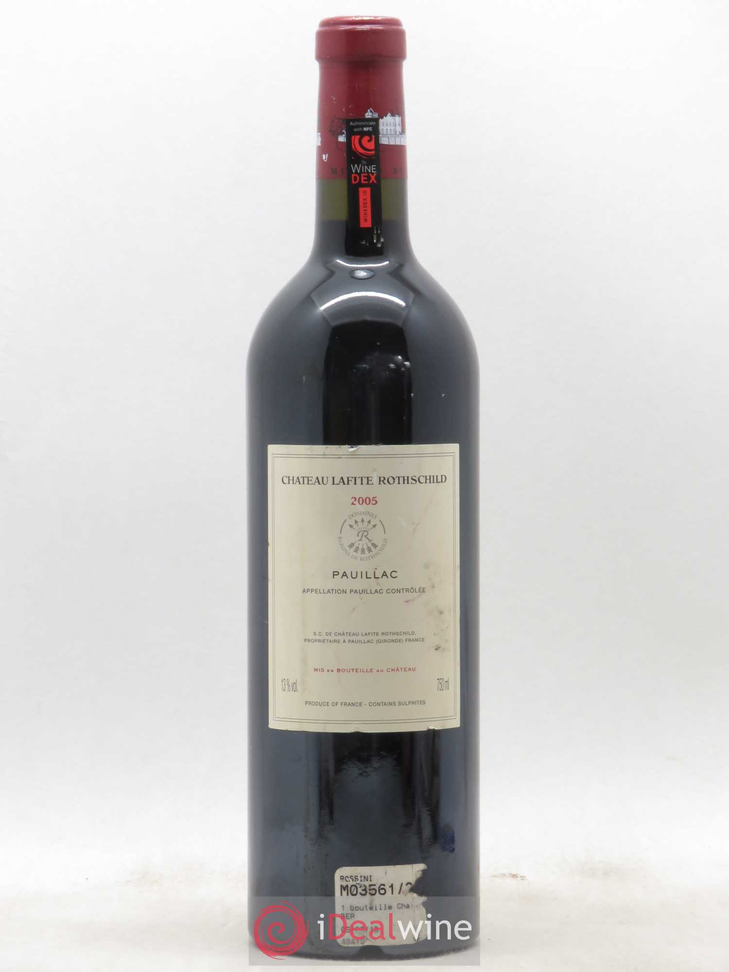 Château Lafite Rothschild 1er Grand Cru Classé 2005 - Lot de 1 bouteille - 1