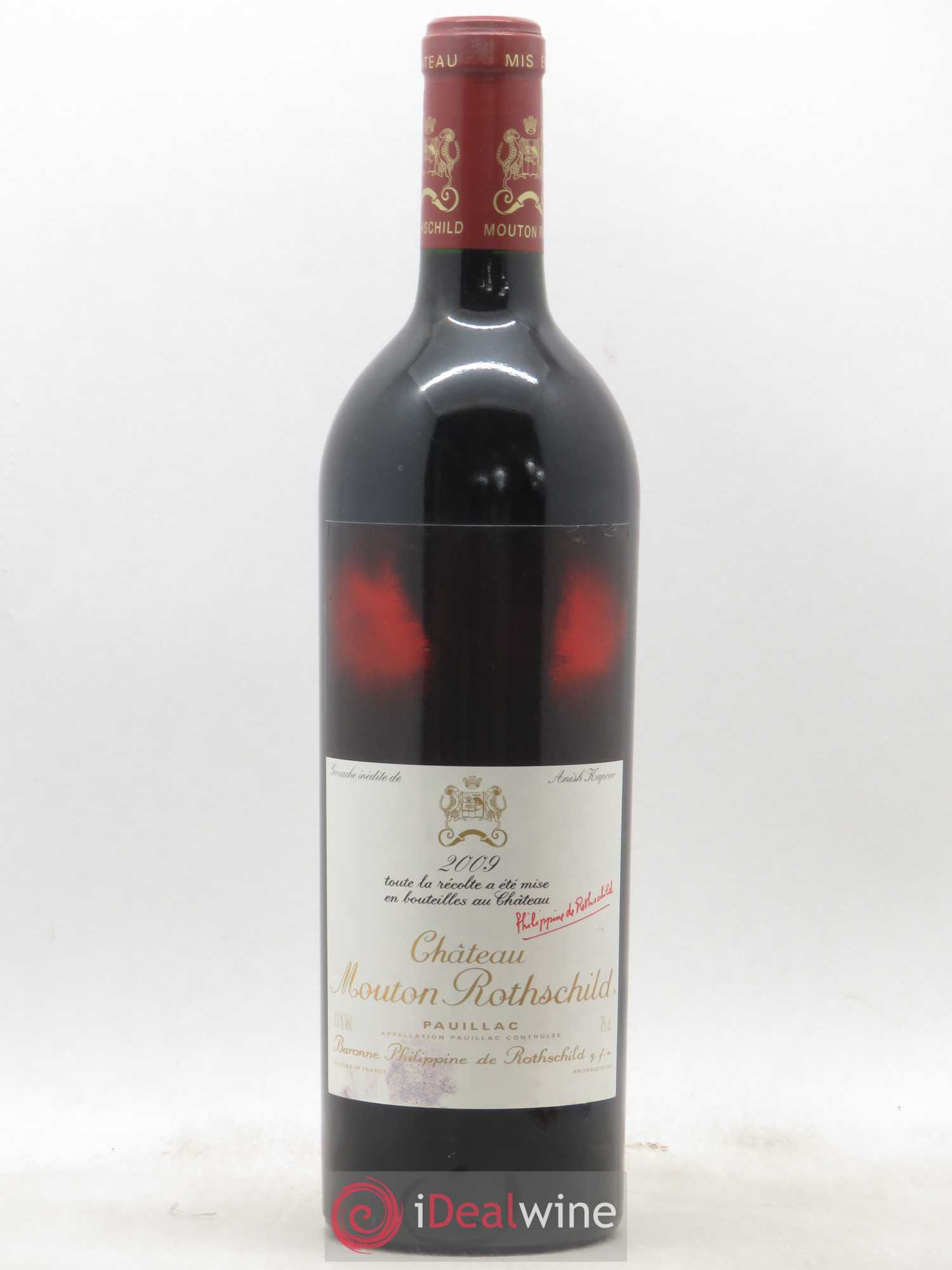 Château Mouton Rothschild 1er Grand Cru Classé 2009 - Lot de 1 bouteille - 0