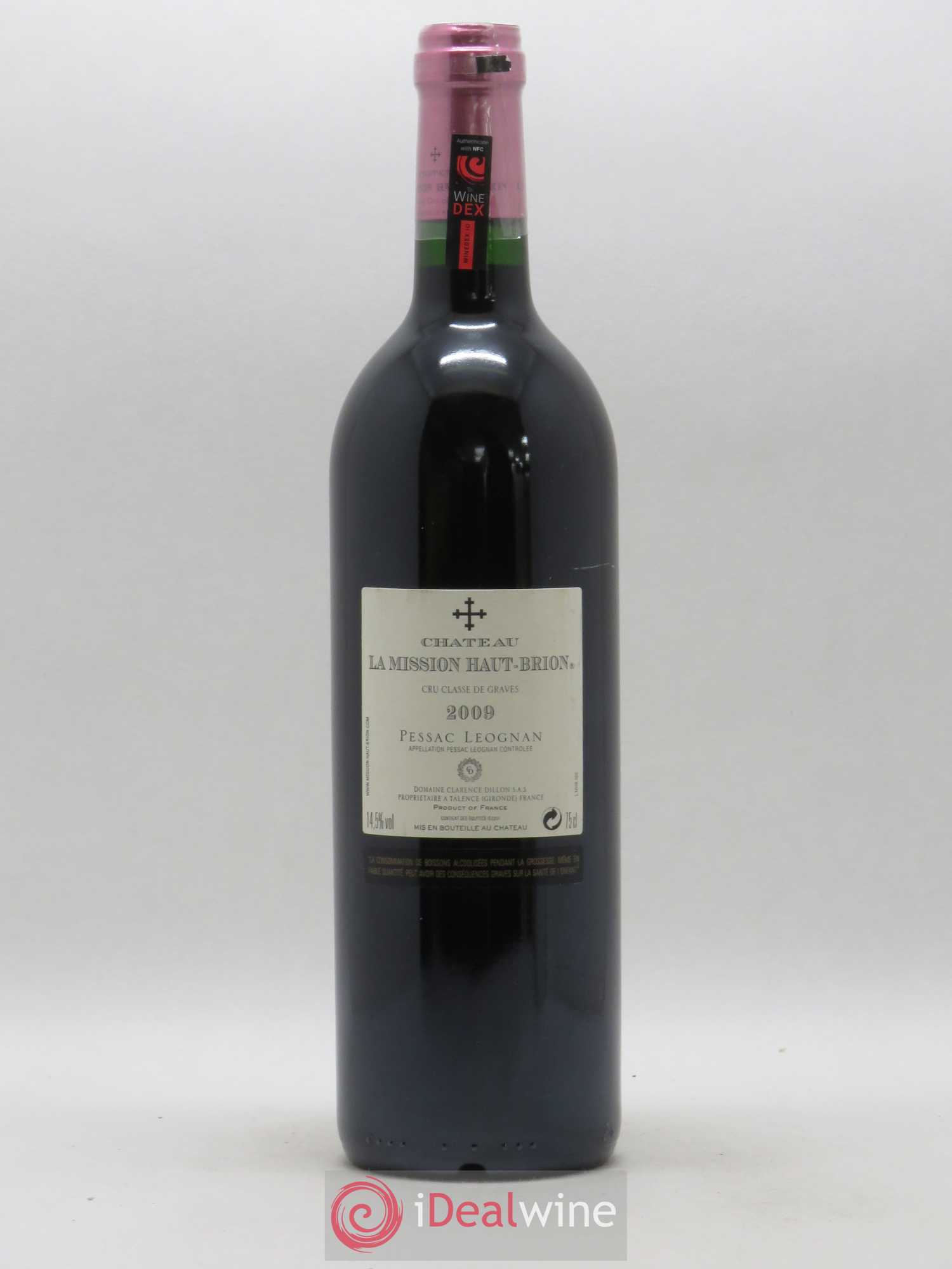 Château la Mission Haut-Brion Cru Classé de Graves 2009 - Lot de 1 bouteille - 1