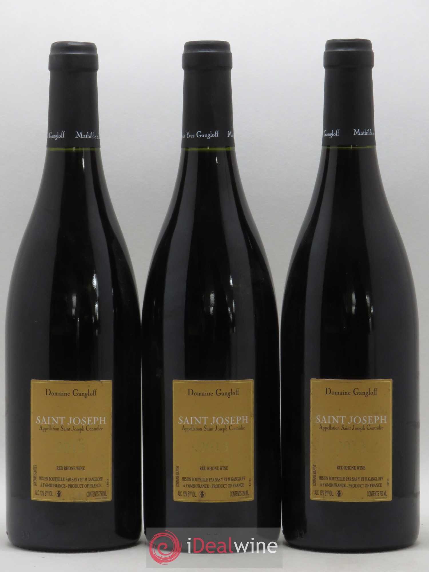 Saint-Joseph Gangloff (Domaine) 2013 - Lot de 3 bouteilles - 1