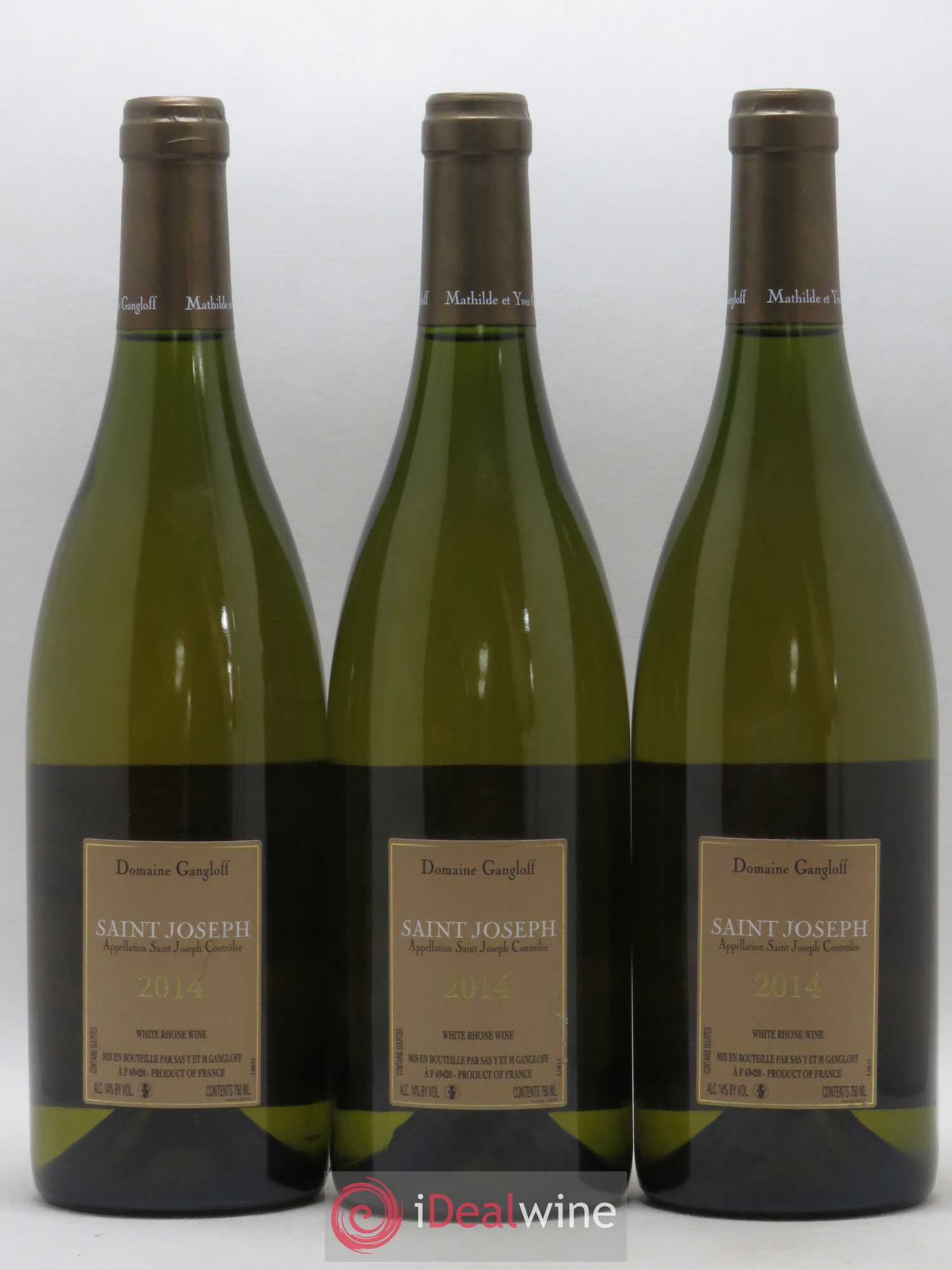 Saint-Joseph Gangloff (Domaine) 2014 - Lot de 3 bouteilles - 1