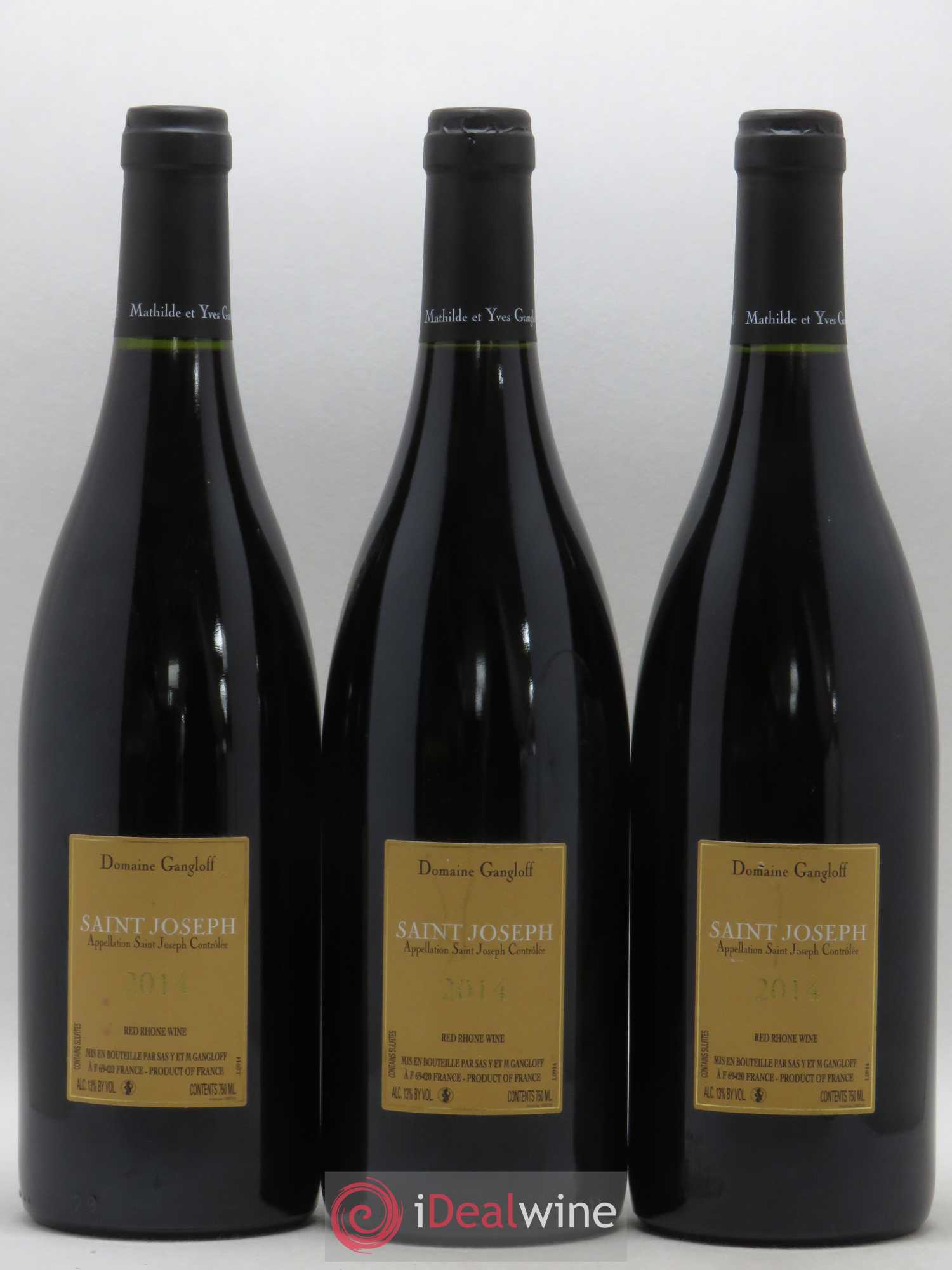 Saint-Joseph Gangloff (Domaine) 2014 - Lot de 3 bouteilles - 1