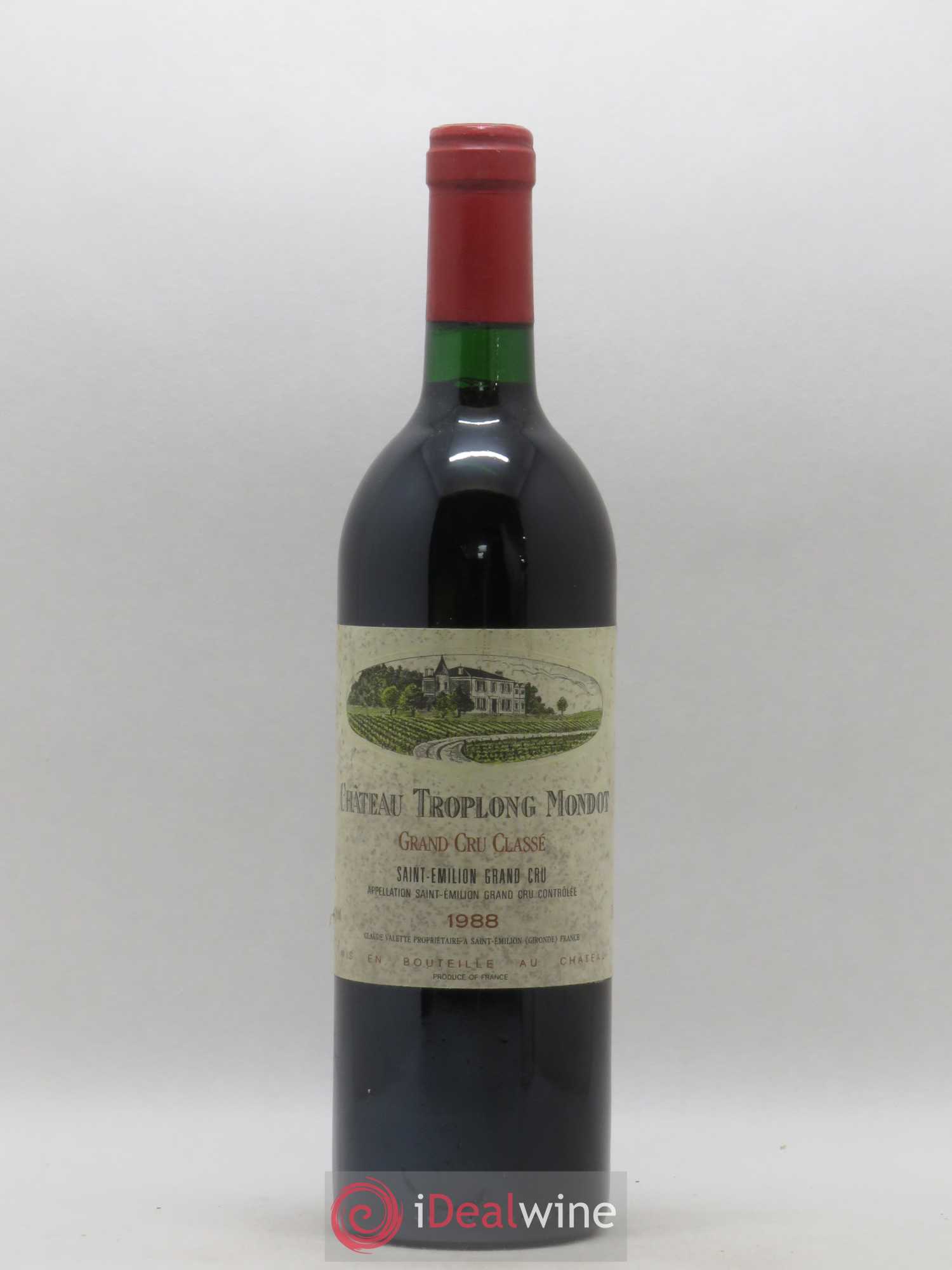 Château Troplong Mondot 1er Grand Cru Classé B 1988 - Lot de 1 bouteille - 0