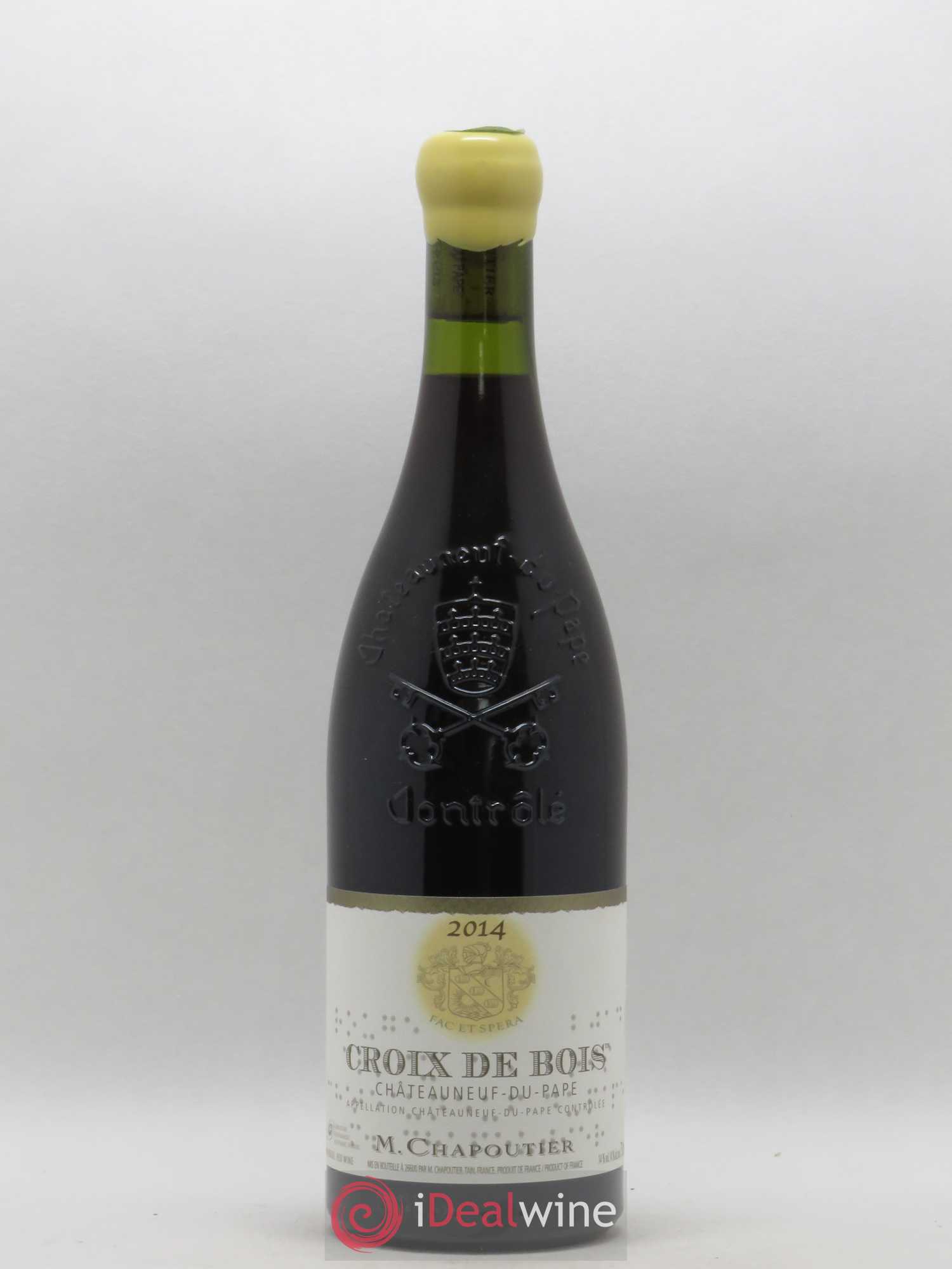 Châteauneuf-du-Pape Croix de Bois Chapoutier 2014 - Lot de 1 bouteille - 0