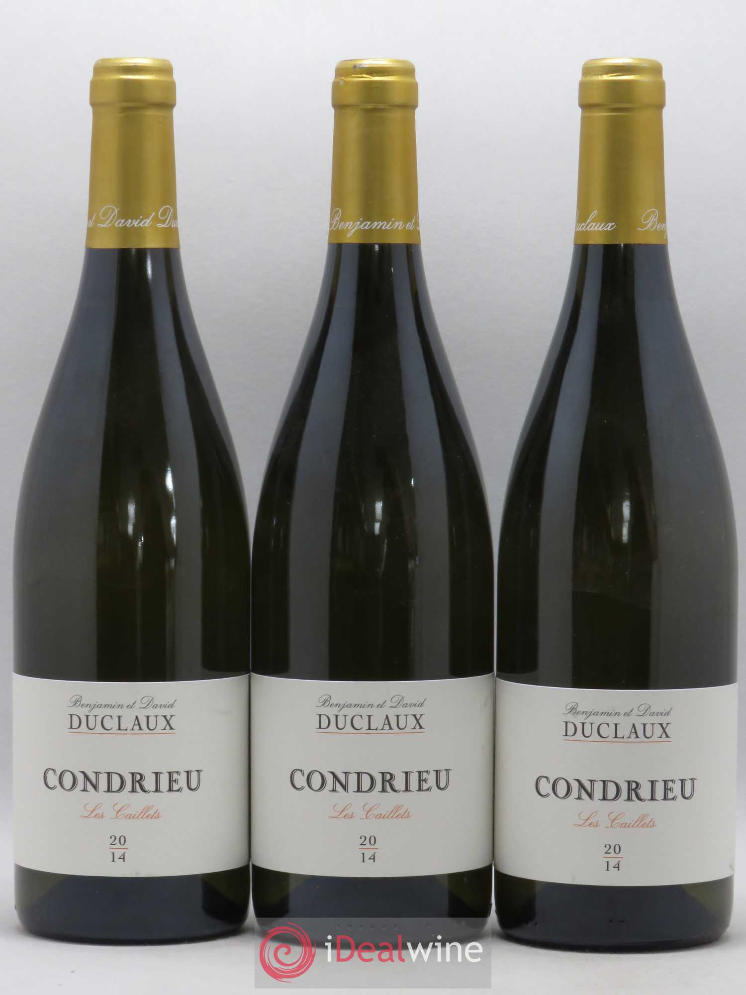 Condrieu Les Caillets Domaine Duclaux 2014 - Lot de 3 bouteilles - 0