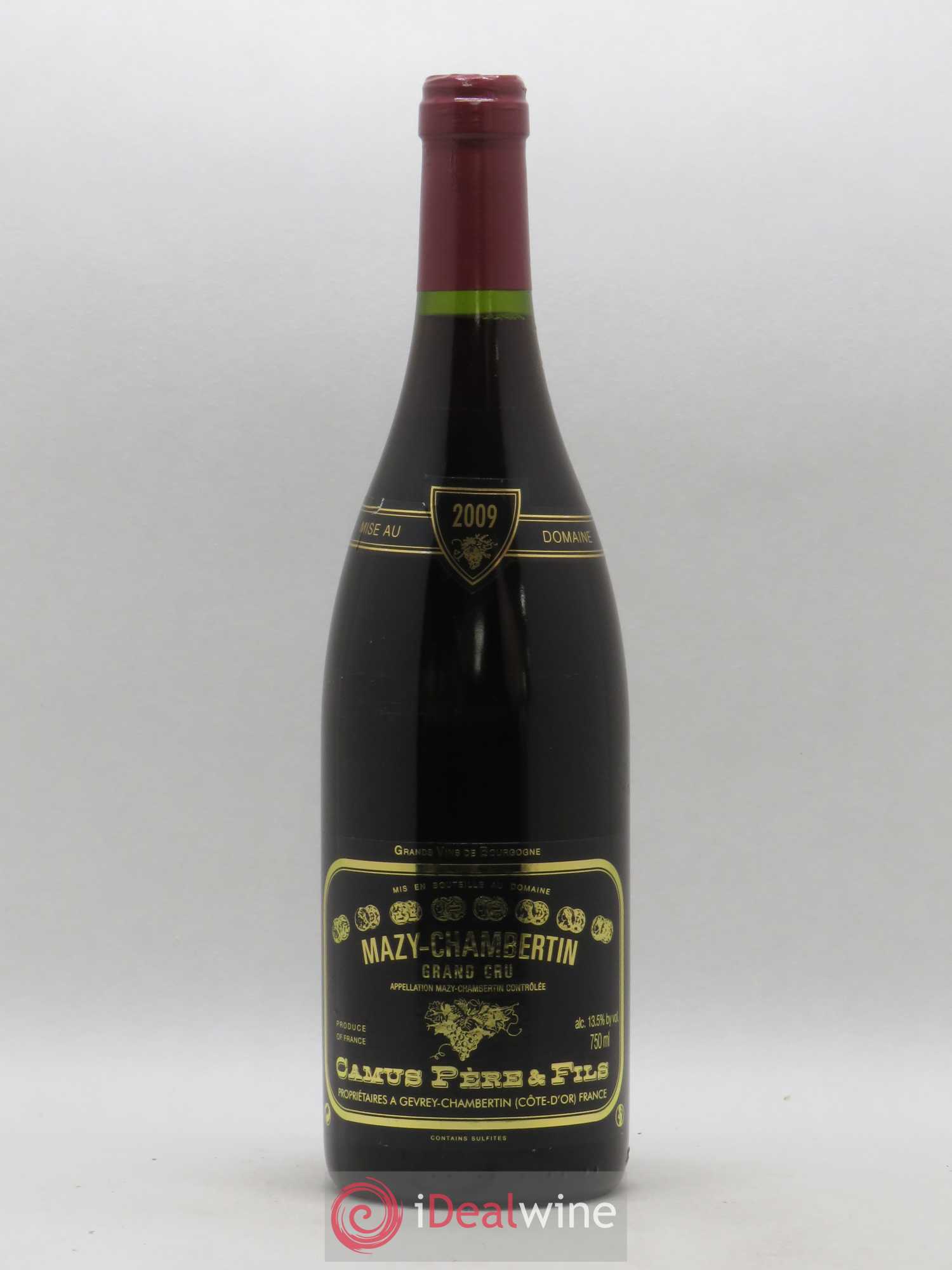 Mazis-Chambertin Grand Cru Camus Père & Fils 2009 - Lot de 1 bouteille - 0