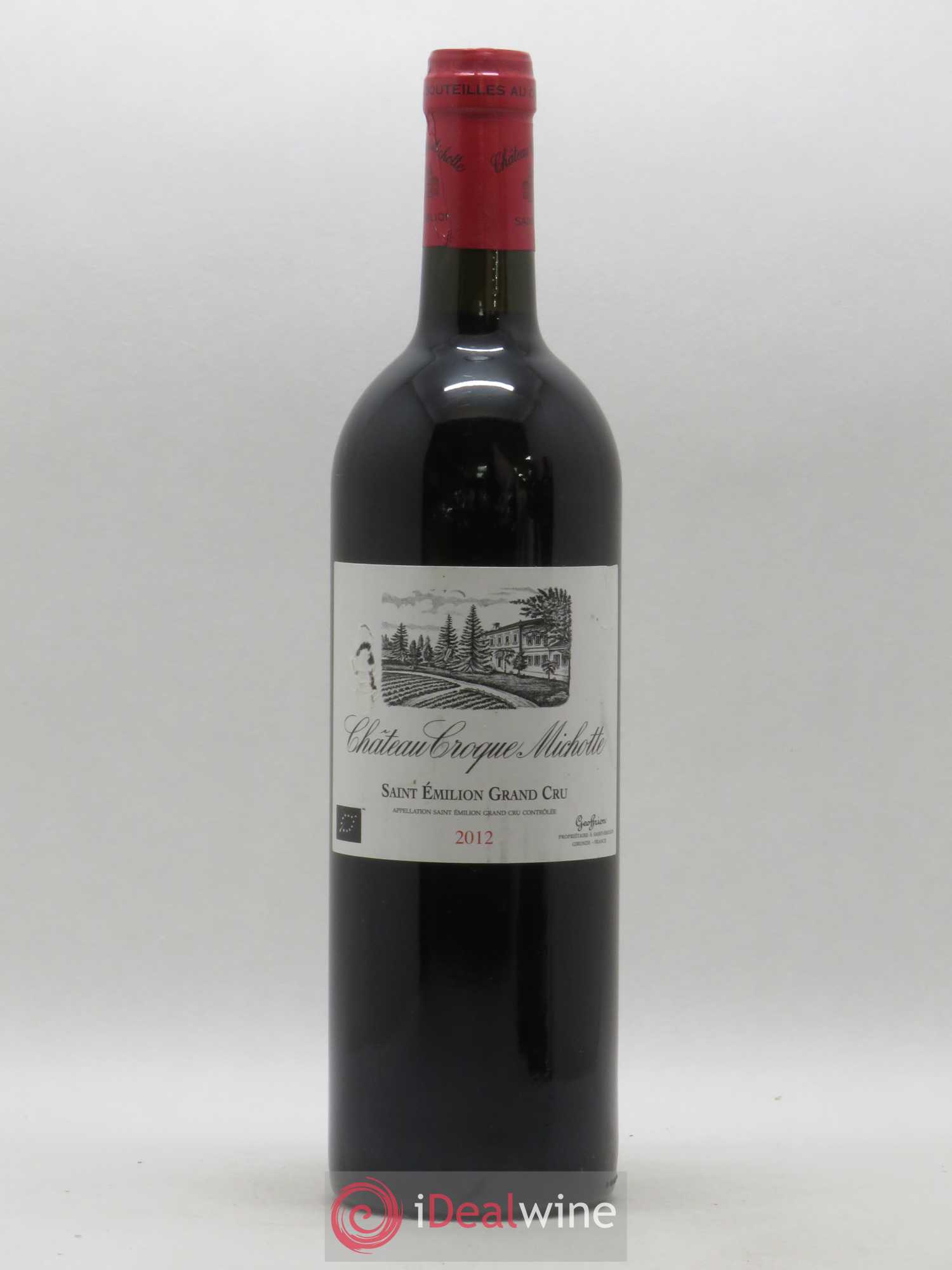 Château Croque Michotte 2012 - Lot de 1 bouteille - 0