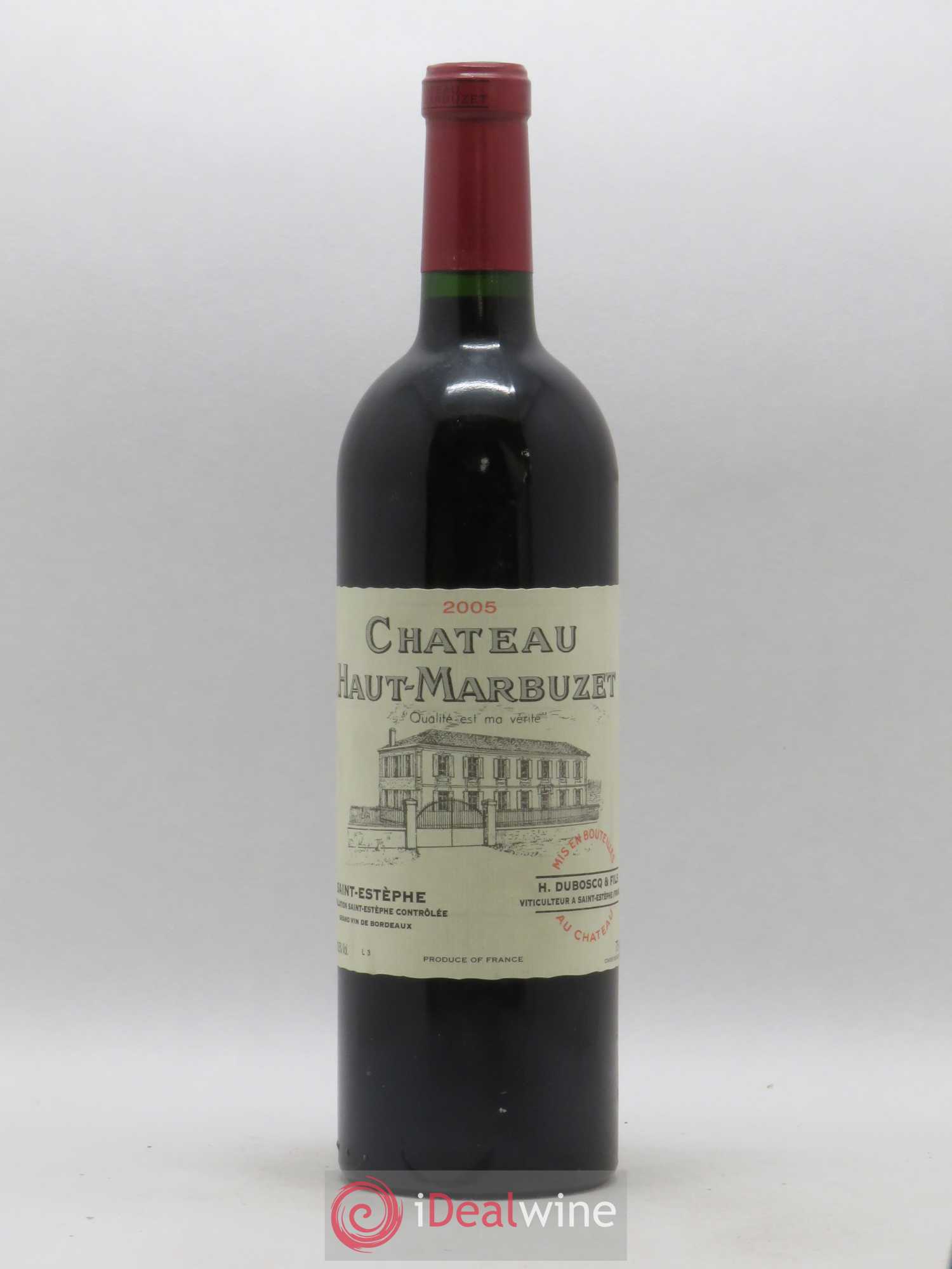 Château Haut Marbuzet 2005 - Lot de 1 bouteille - 0