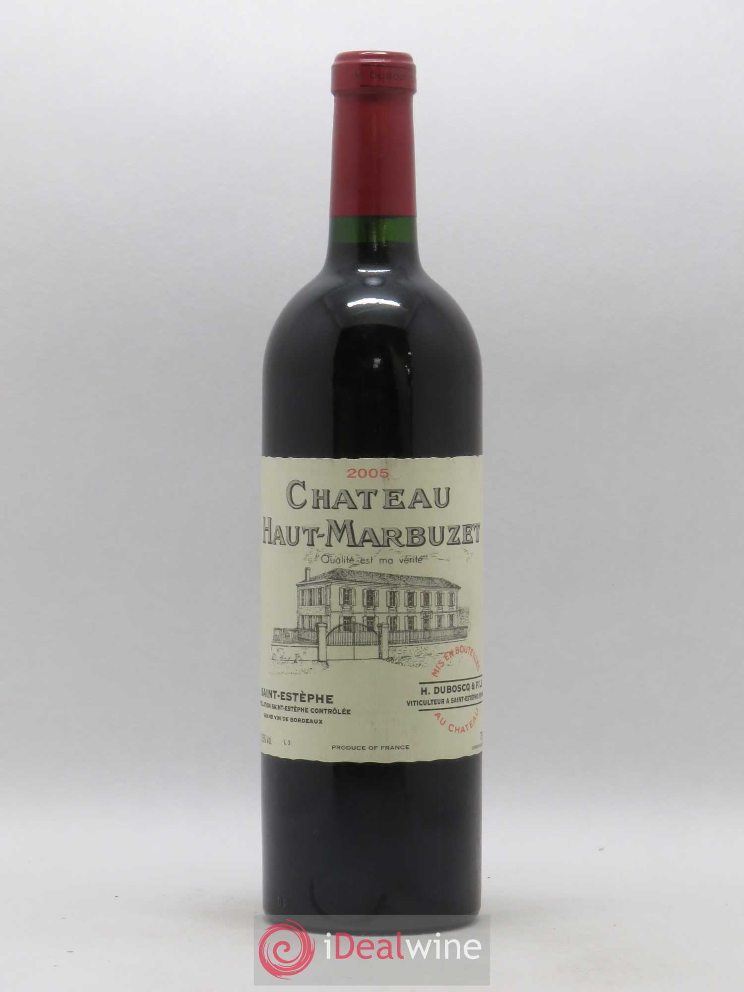 Château Haut Marbuzet 2005 - Lot de 1 bouteille - 0