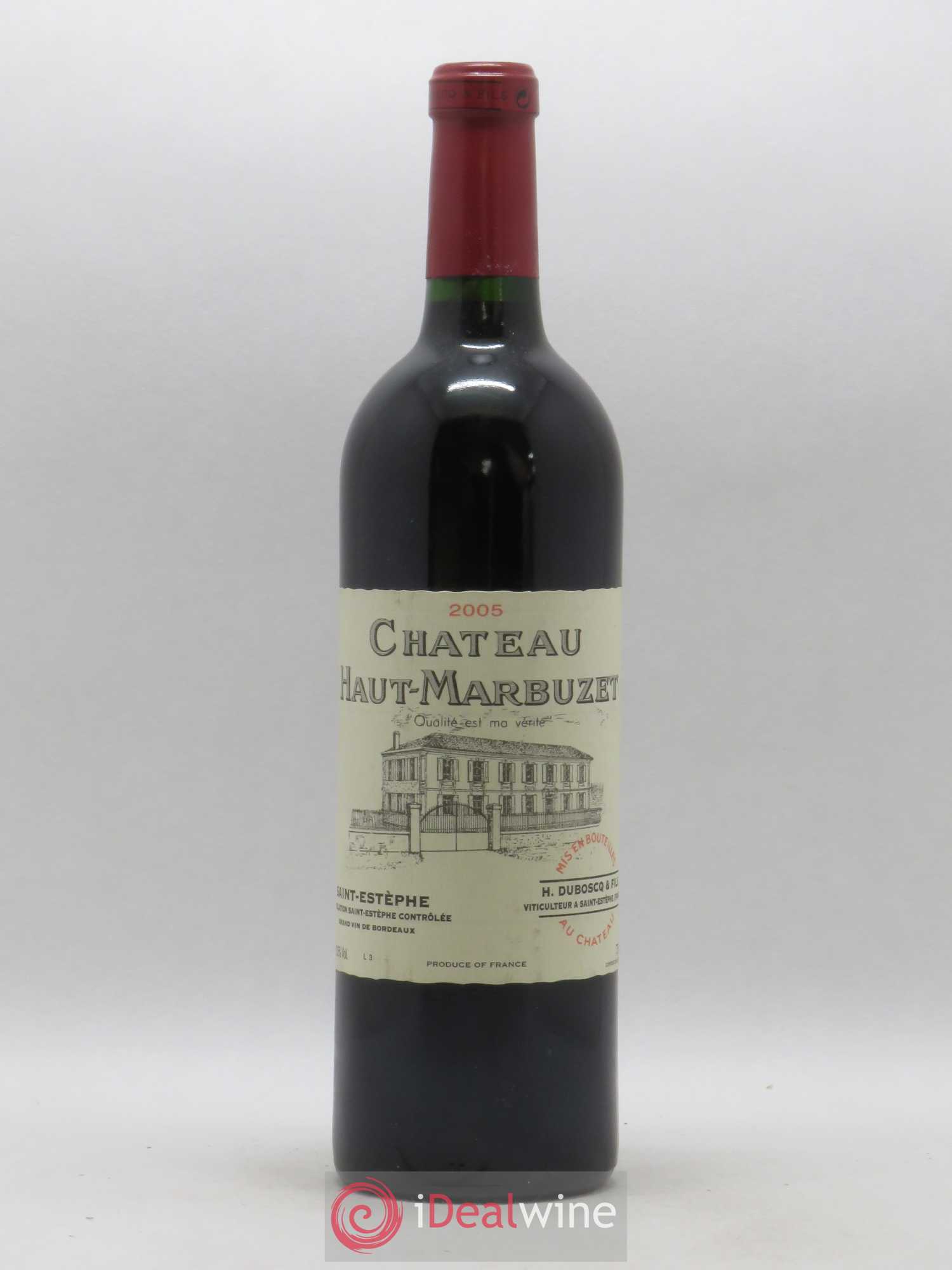 Château Haut Marbuzet 2005 - Lot de 1 bouteille - 0
