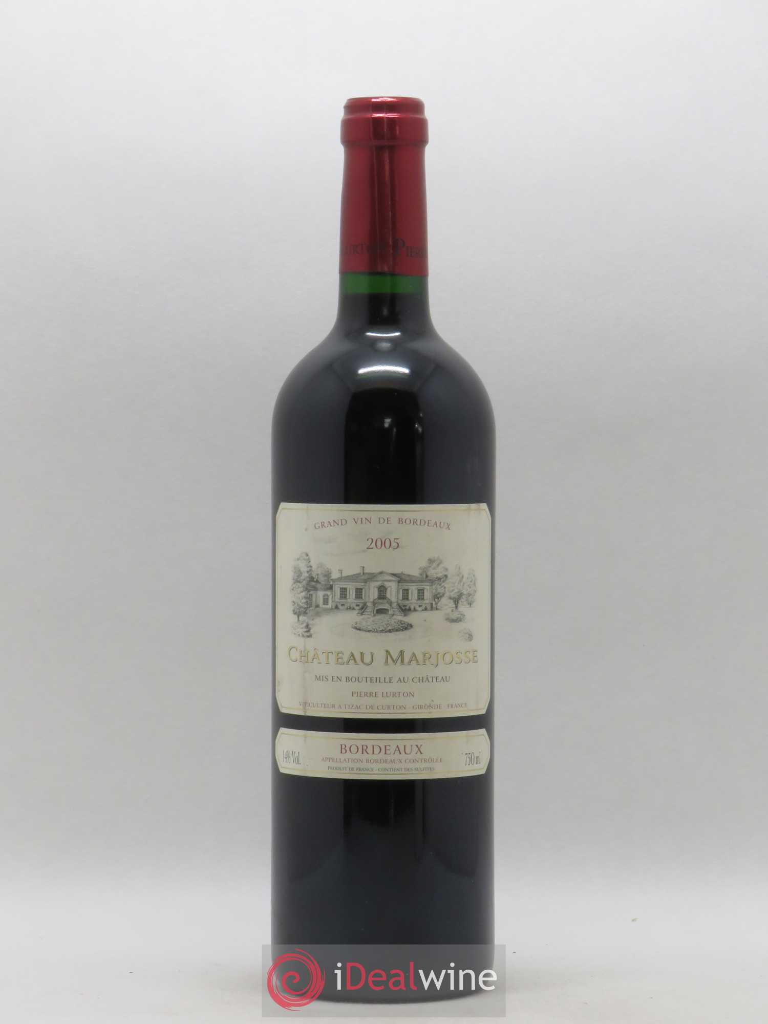 Château Marjosse 2005 - Lot de 1 bouteille - 0