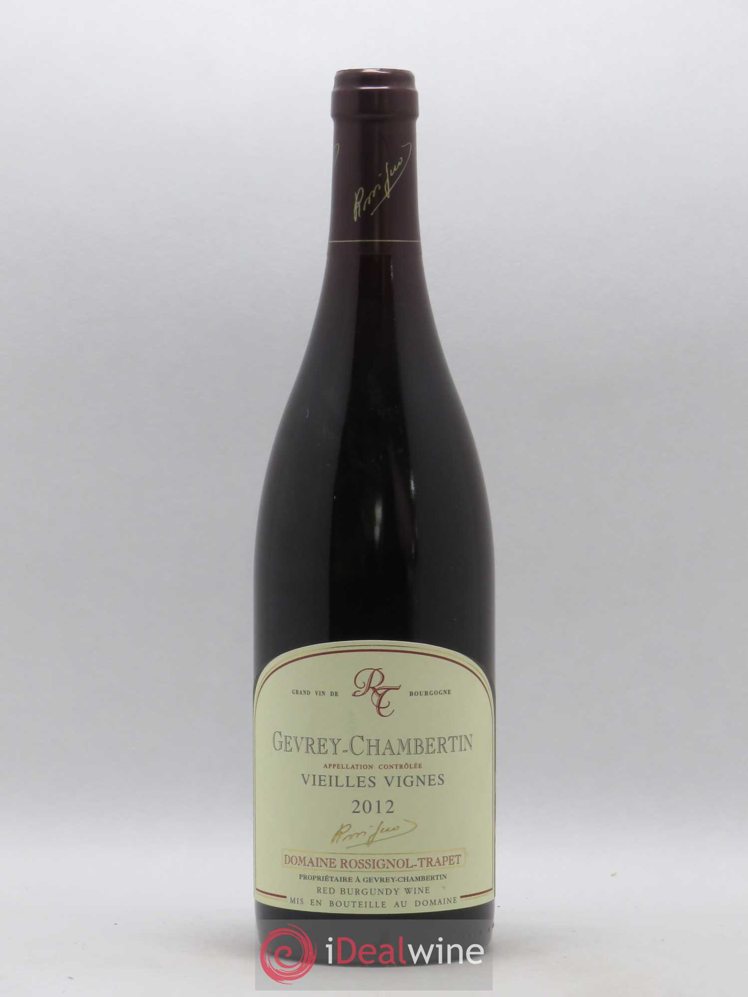 Gevrey-Chambertin Vieilles vignes Rossignol-Trapet (Domaine) 2012 - Lot de 1 bouteille - 0