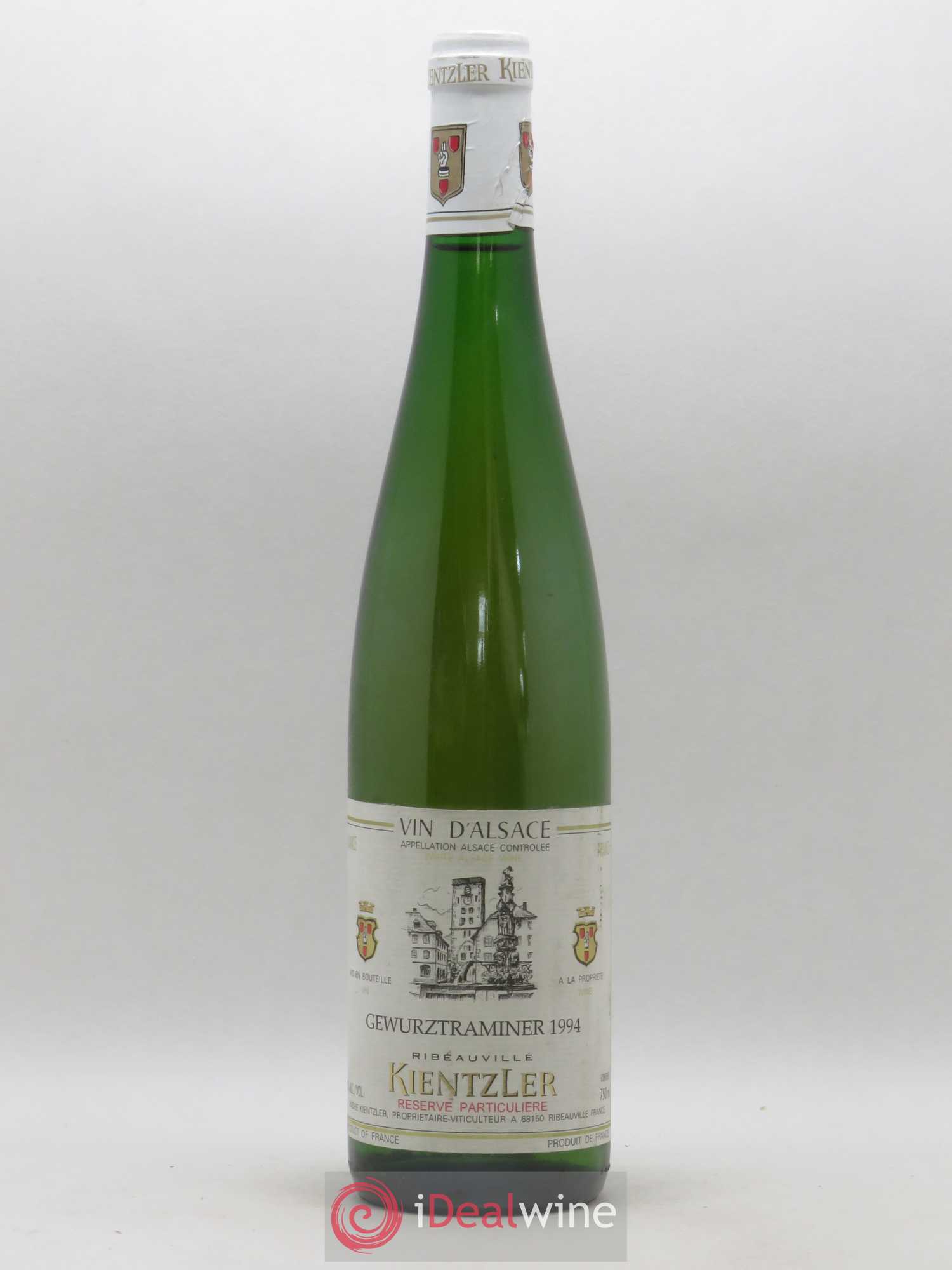 Gewurztraminer Reserve Particuliere Kientzler 1994 - Posten von 1 Flasche - 0