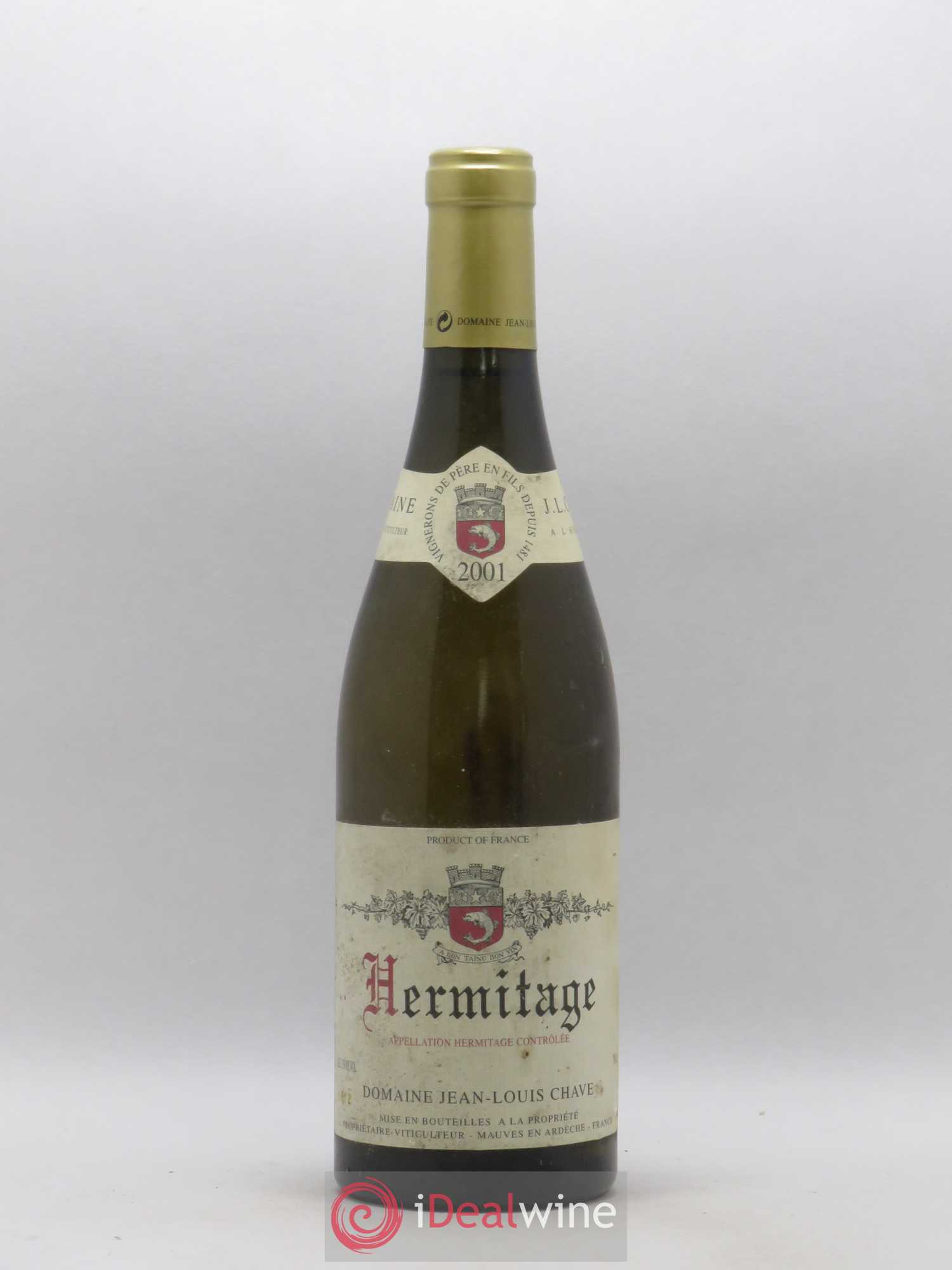 Hermitage Jean-Louis Chave 2001 - Lot de 1 bouteille - 0