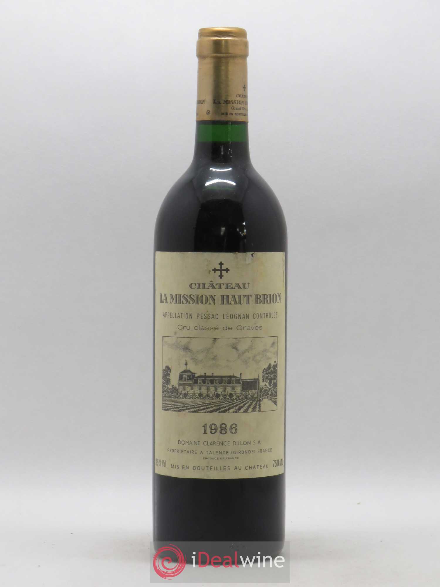 Château la Mission Haut-Brion Cru Classé de Graves 1986 - Lot de 1 bouteille - 0