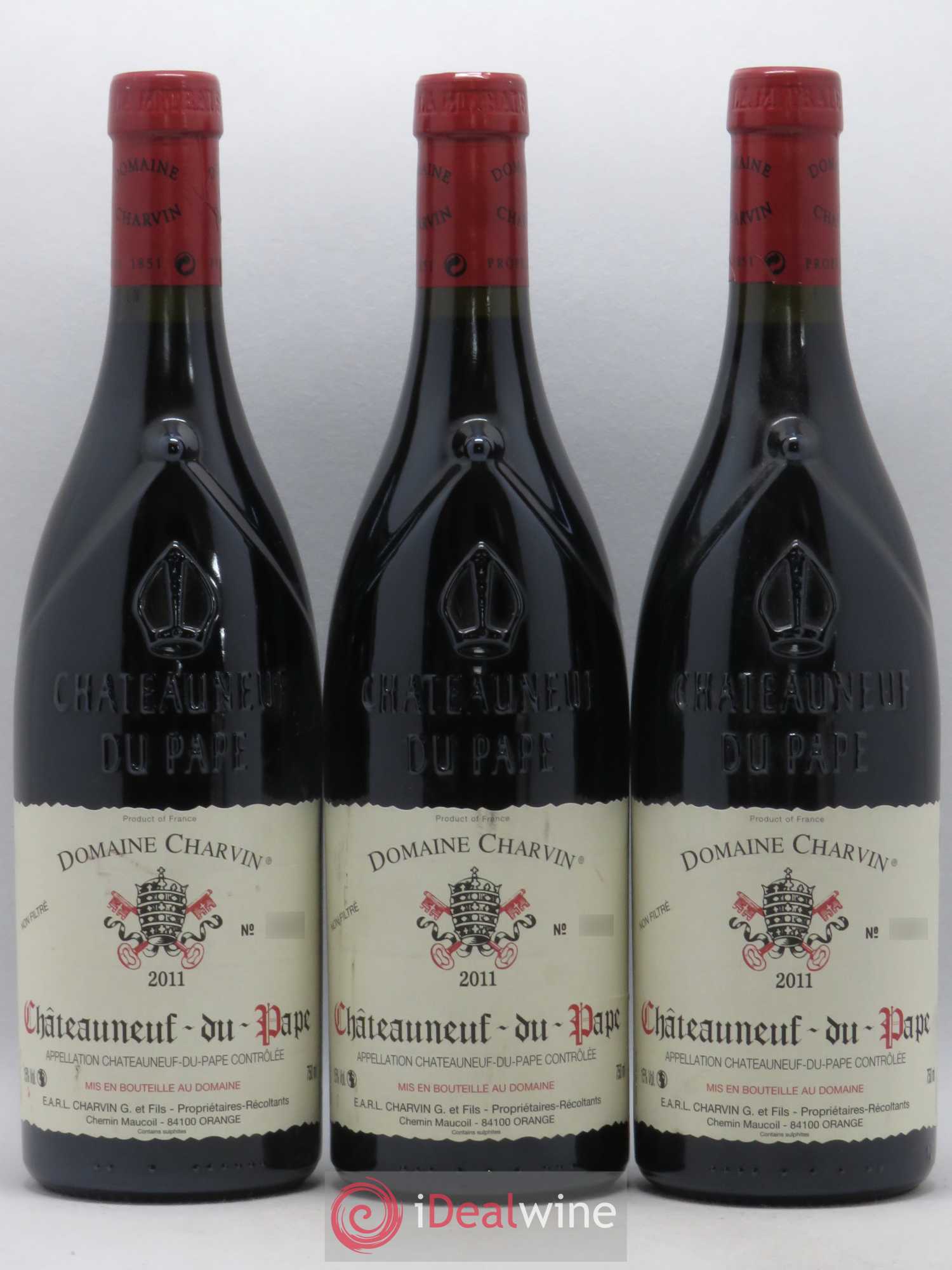 Châteauneuf-du-Pape Charvin (Domaine) 2011 - Lot de 3 bouteilles - 0