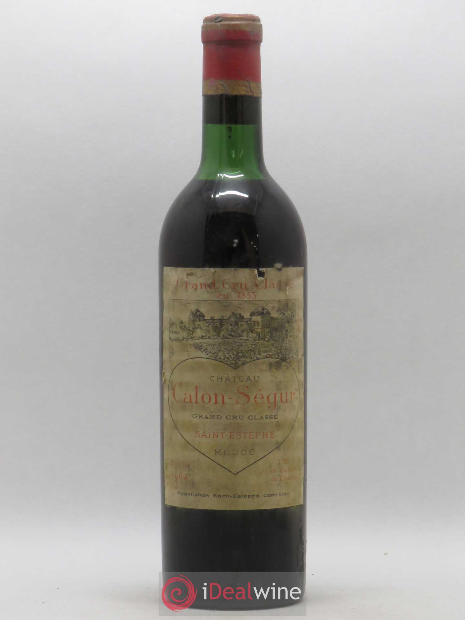 Château Calon Ségur 3ème Grand Cru Classé 1964 - Lot de 1 bouteille - 0