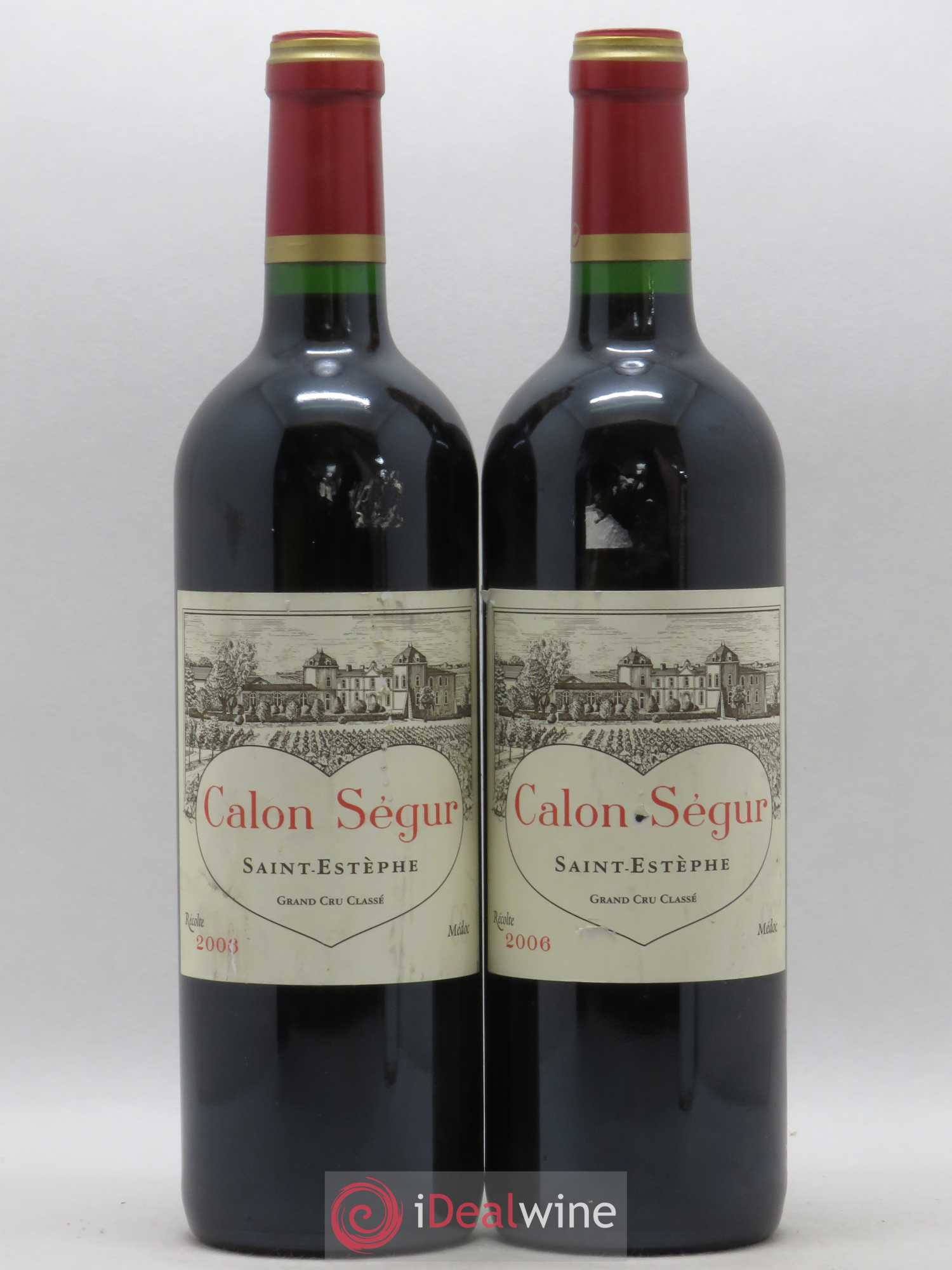 Château Calon Ségur 3ème Grand Cru Classé 2006 - Lot de 2 bouteilles - 0
