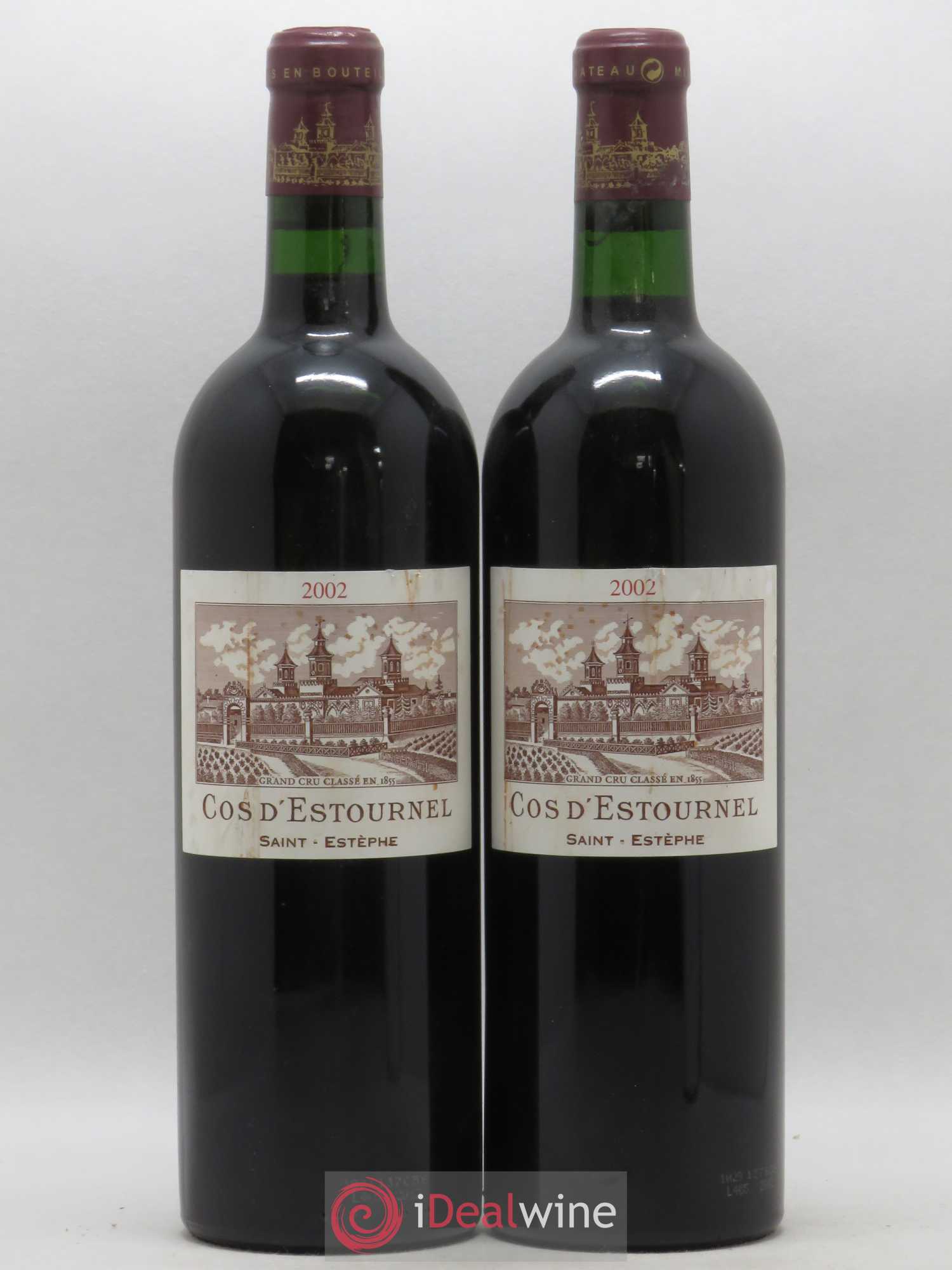 Cos d'Estournel 2ème Grand Cru Classé 2002 - Lot de 2 bouteilles - 0