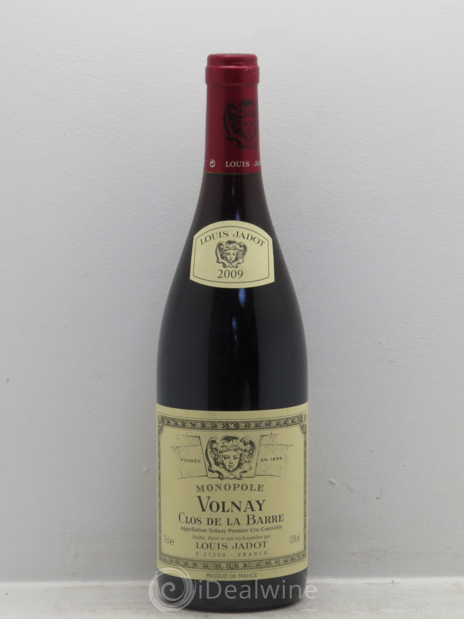 Volnay 1er Cru Clos de la Barre Monopole Maison Louis Jadot 2009 - Posten von 1 Flasche - 0