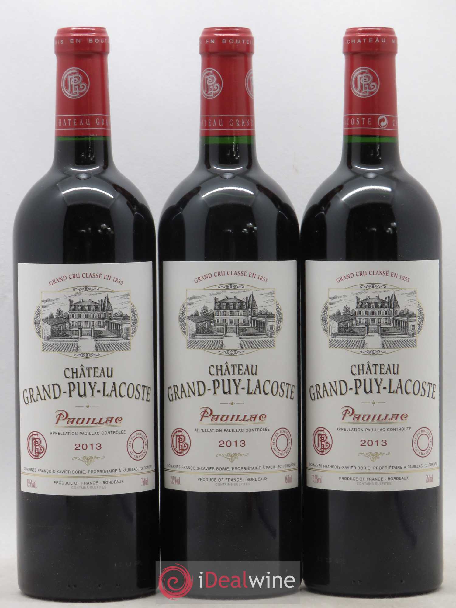 Château Grand Puy Lacoste 5ème Grand Cru Classé 2013 - Lot de 12 bouteilles - 3