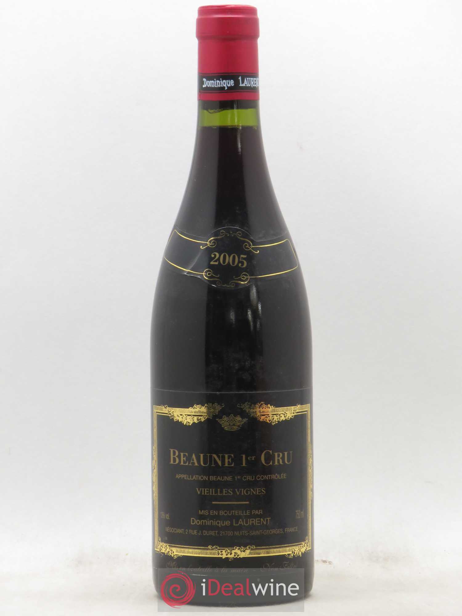 Beaune 1er Cru Vieilles Vignes Dominique Laurent 2005 - Lot de 1 bouteille - 0