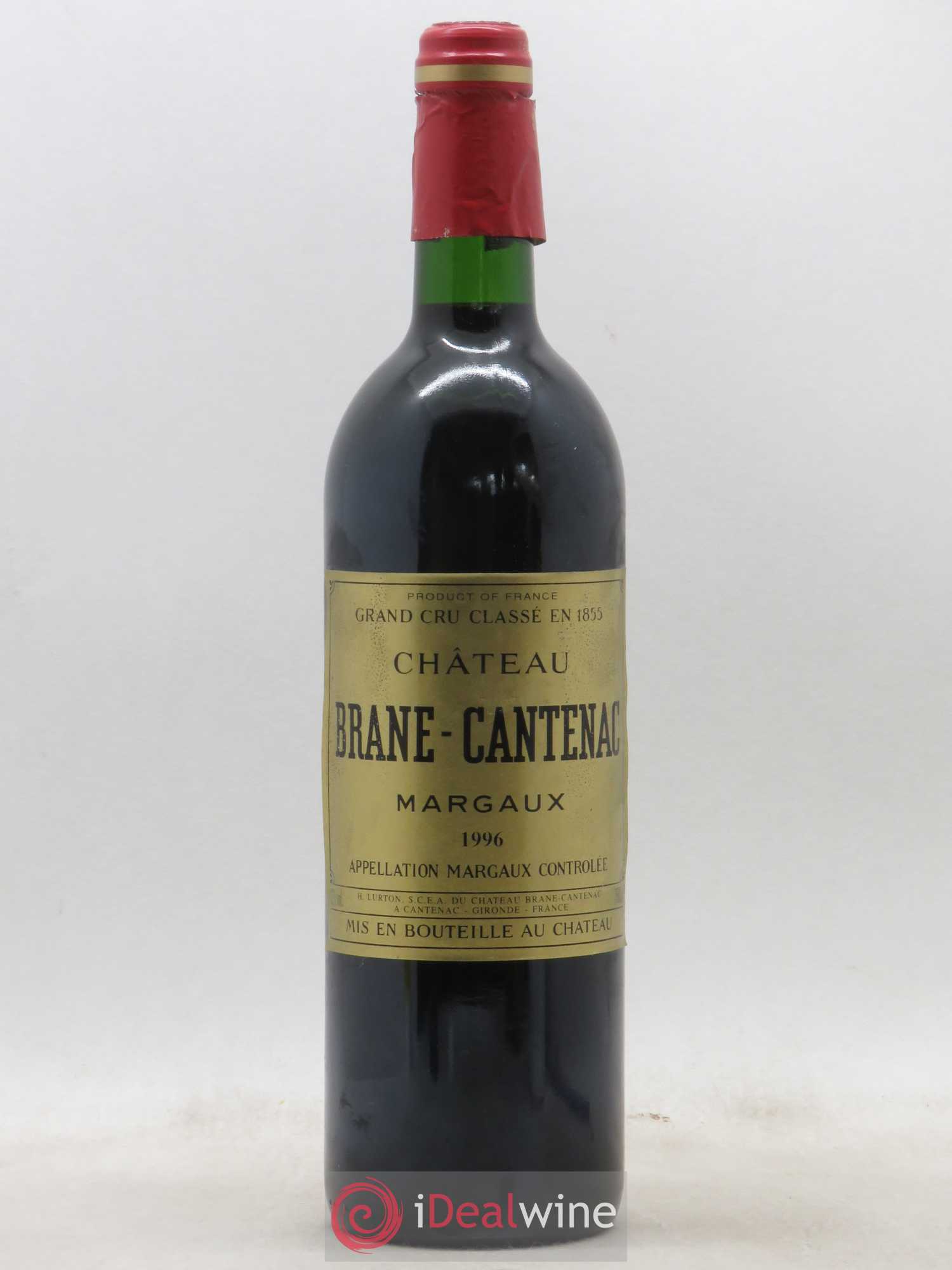Château Brane Cantenac 2ème Grand Cru Classé 1996 - Lot de 1 bouteille - 0