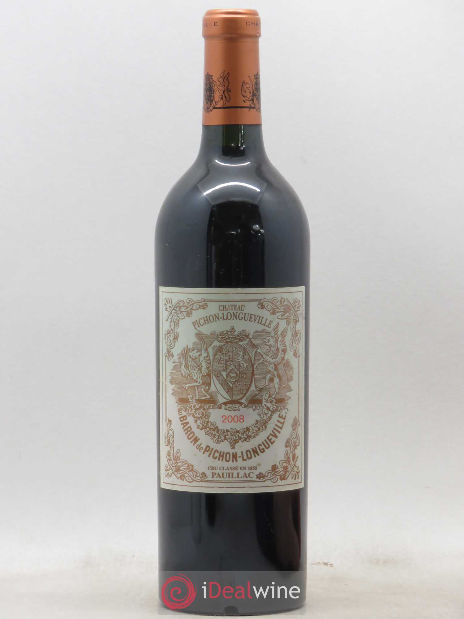 Pichon Longueville Baron 2ème Grand Cru Classé 2008 - Lot de 1 bouteille - 0