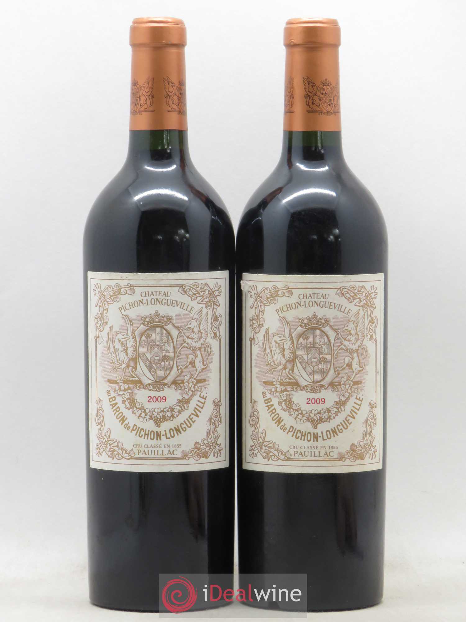 Pichon Longueville Baron 2ème Grand Cru Classé 2009 - Lot de 2 bouteilles - 0