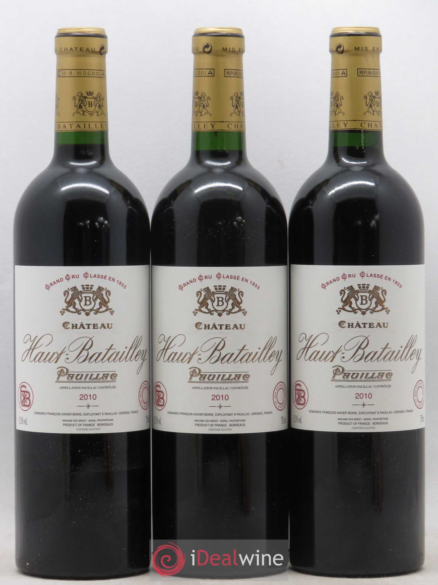 Château Haut Batailley 5ème Grand Cru Classé 2010 - Lot de 12 bouteilles - 4