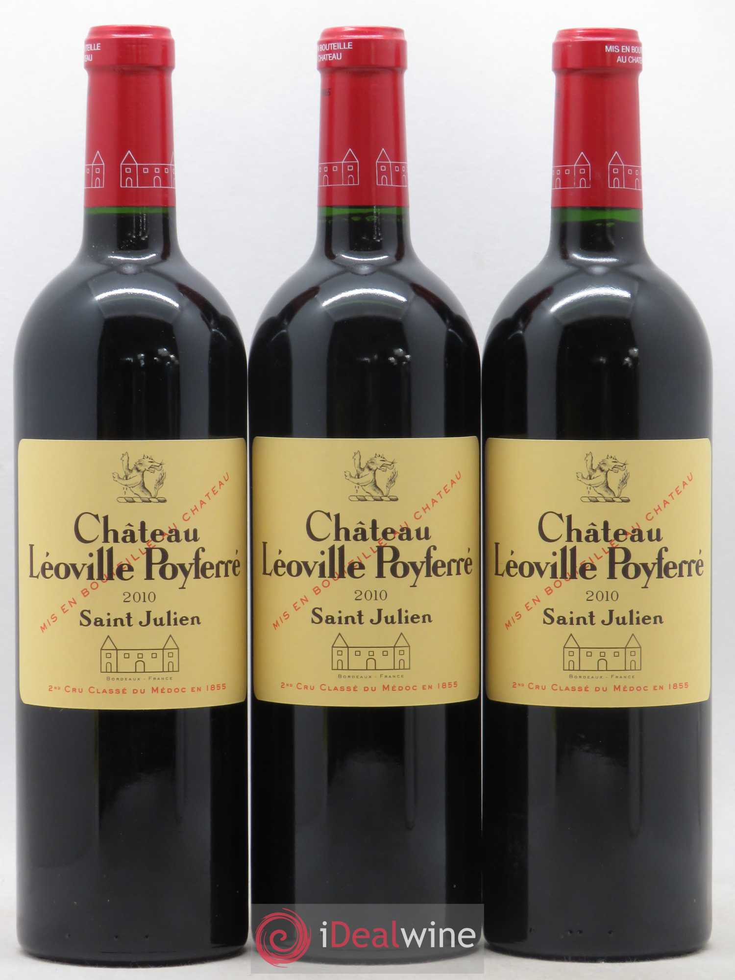 Château Léoville Poyferré 2ème Grand Cru Classé 2010 - Lot de 12 bouteilles - 2