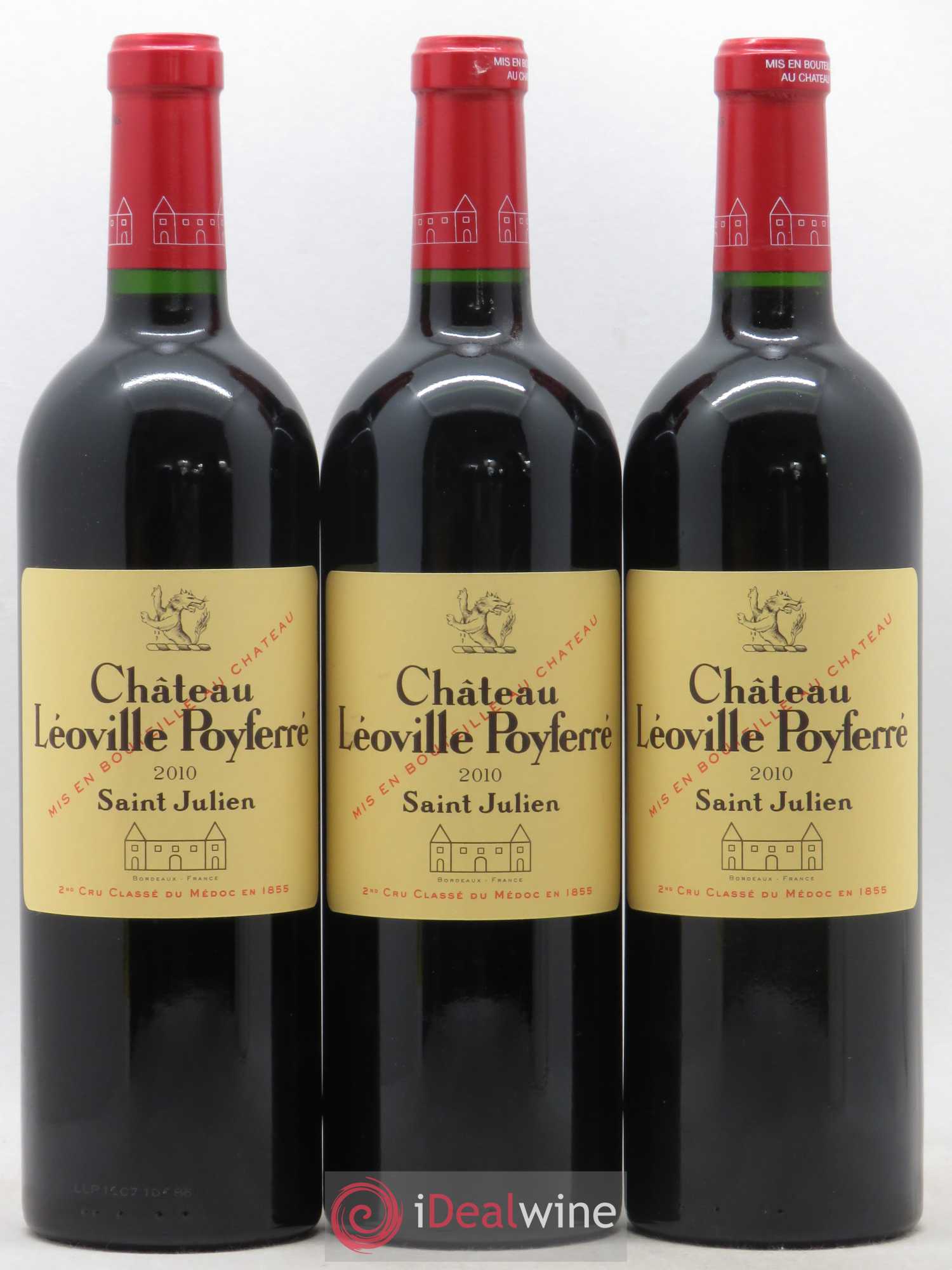 Château Léoville Poyferré 2ème Grand Cru Classé 2010 - Lot de 12 bouteilles - 3