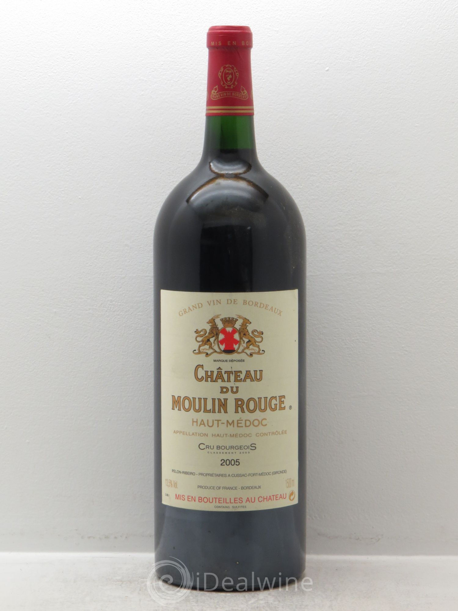Château du Moulin Rouge Cru Bourgeois 2005 - Lot de 1 magnum - 0