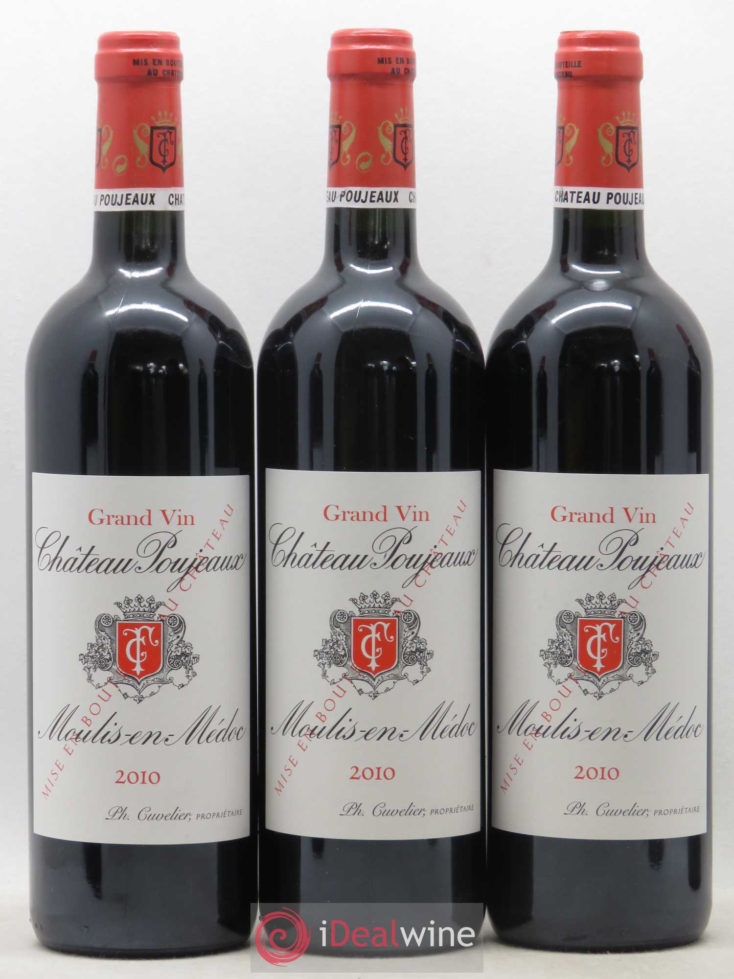 Château Poujeaux 2010 - Lot de 6 bouteilles - 1