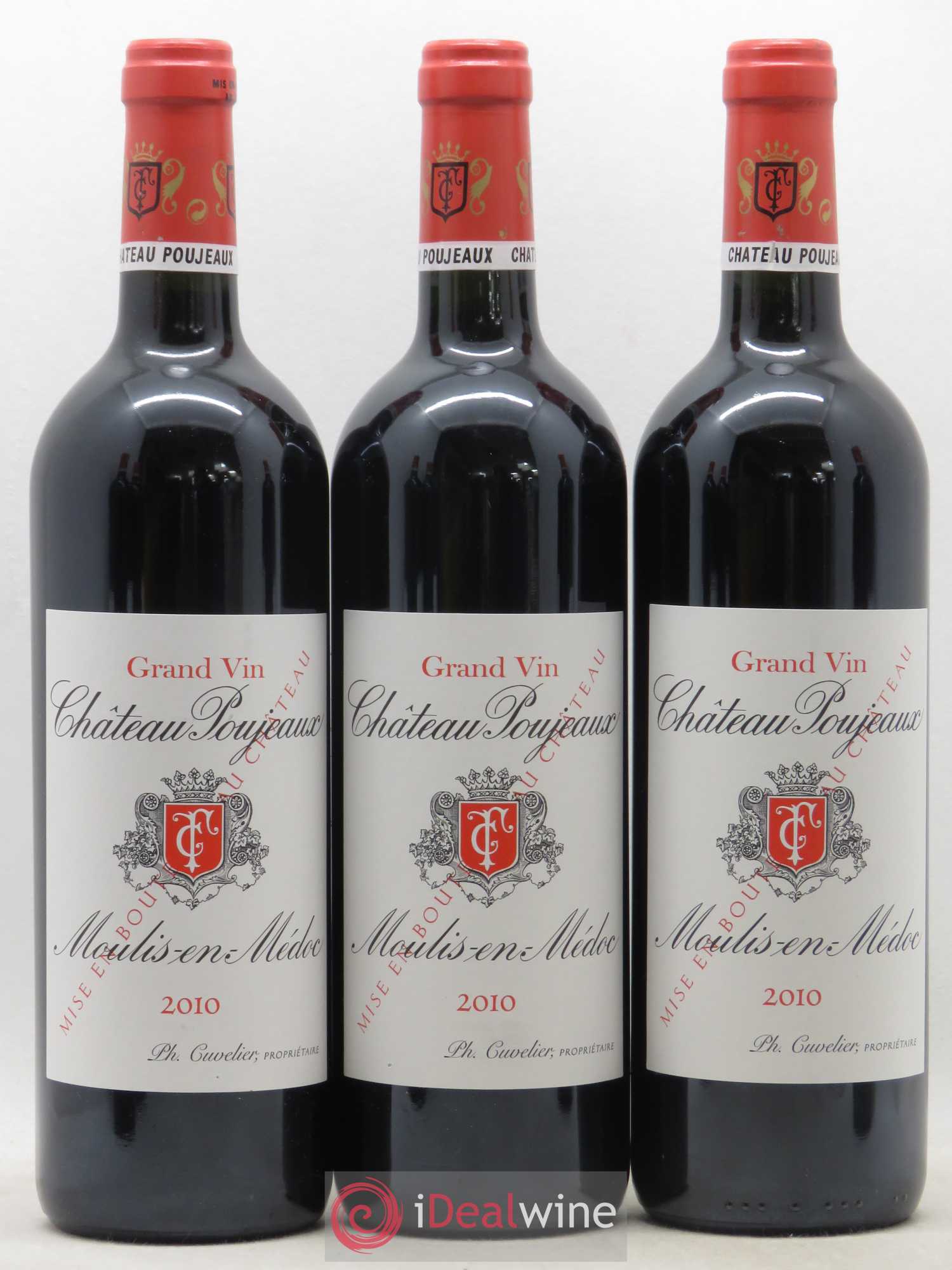 Château Poujeaux 2010 - Lot de 6 bouteilles - 2
