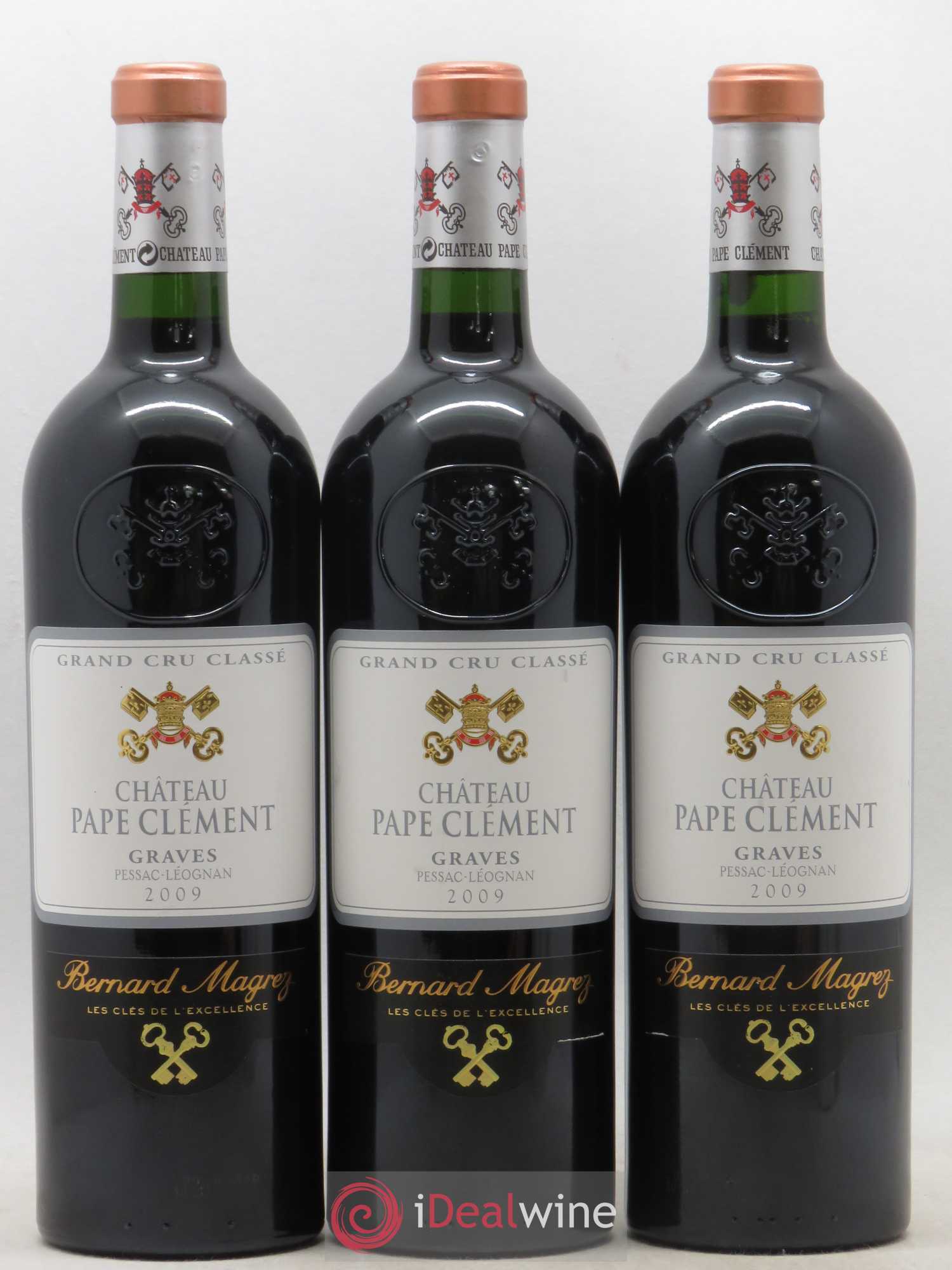 Château Pape Clément Cru Classé de Graves 2009 - Lot de 3 bouteilles - 0