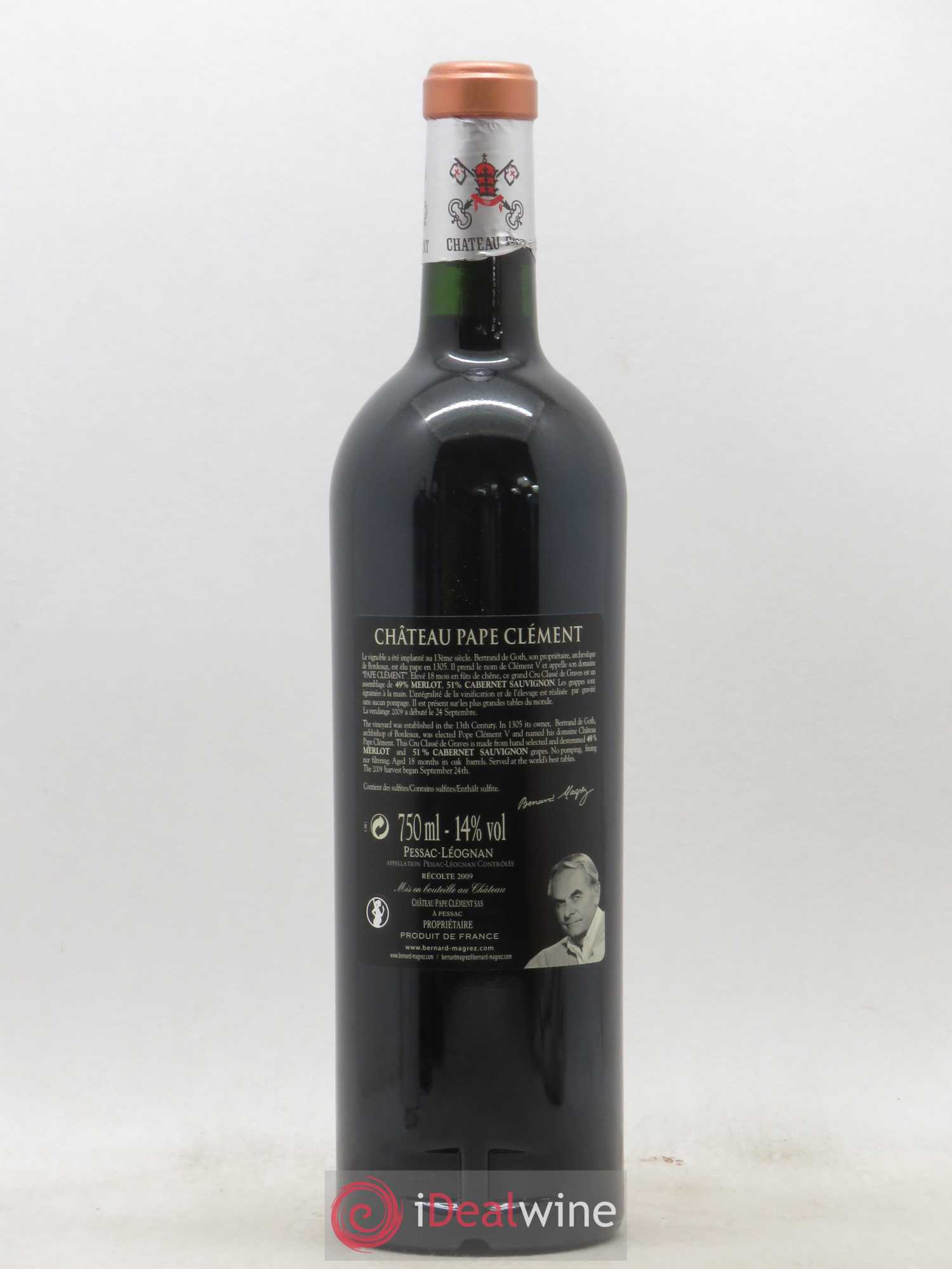 Château Pape Clément Cru Classé de Graves 2009 - Lot de 1 bouteille - 1