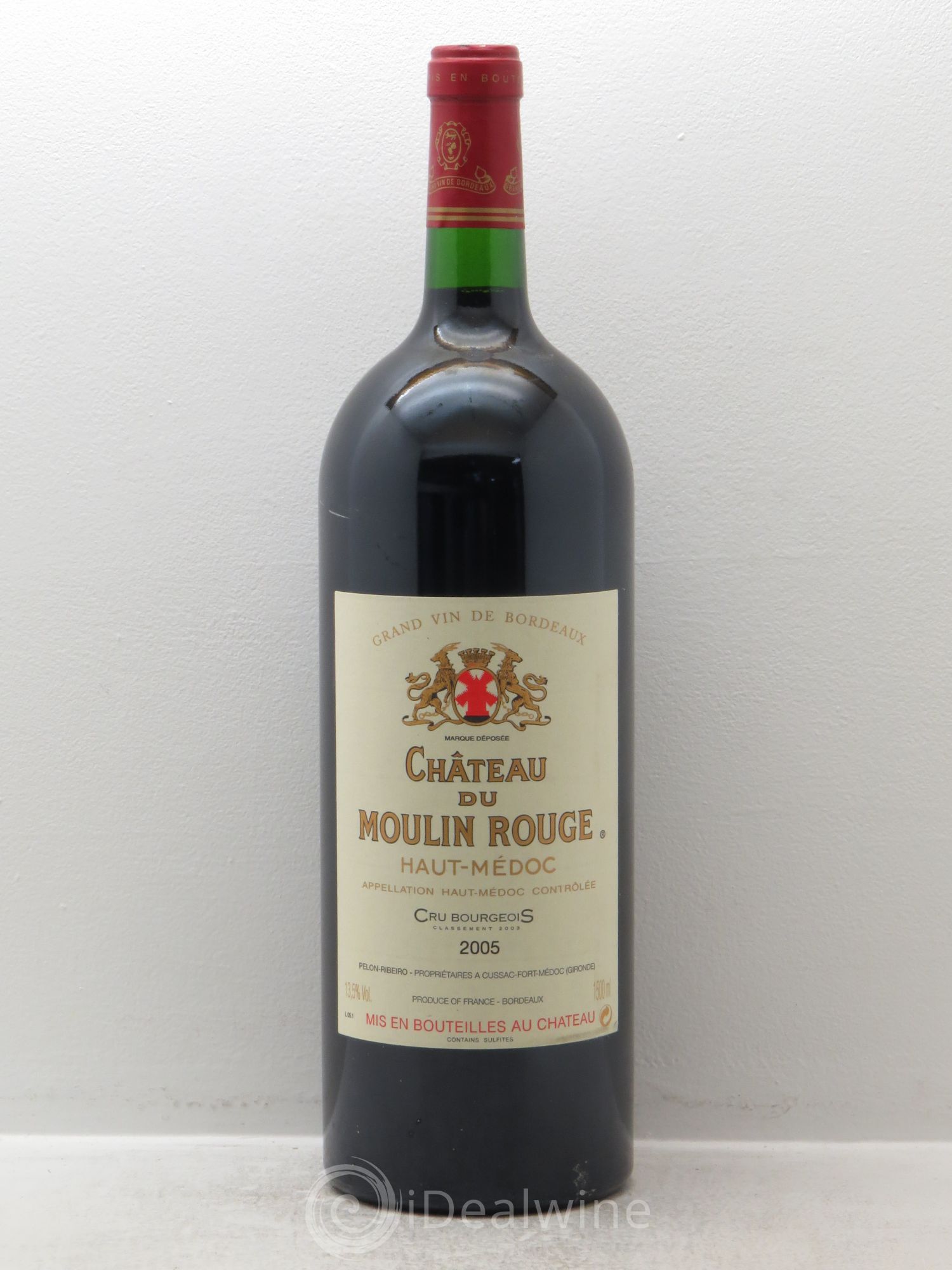 Château du Moulin Rouge Cru Bourgeois 2005 - Lot de 1 magnum - 0