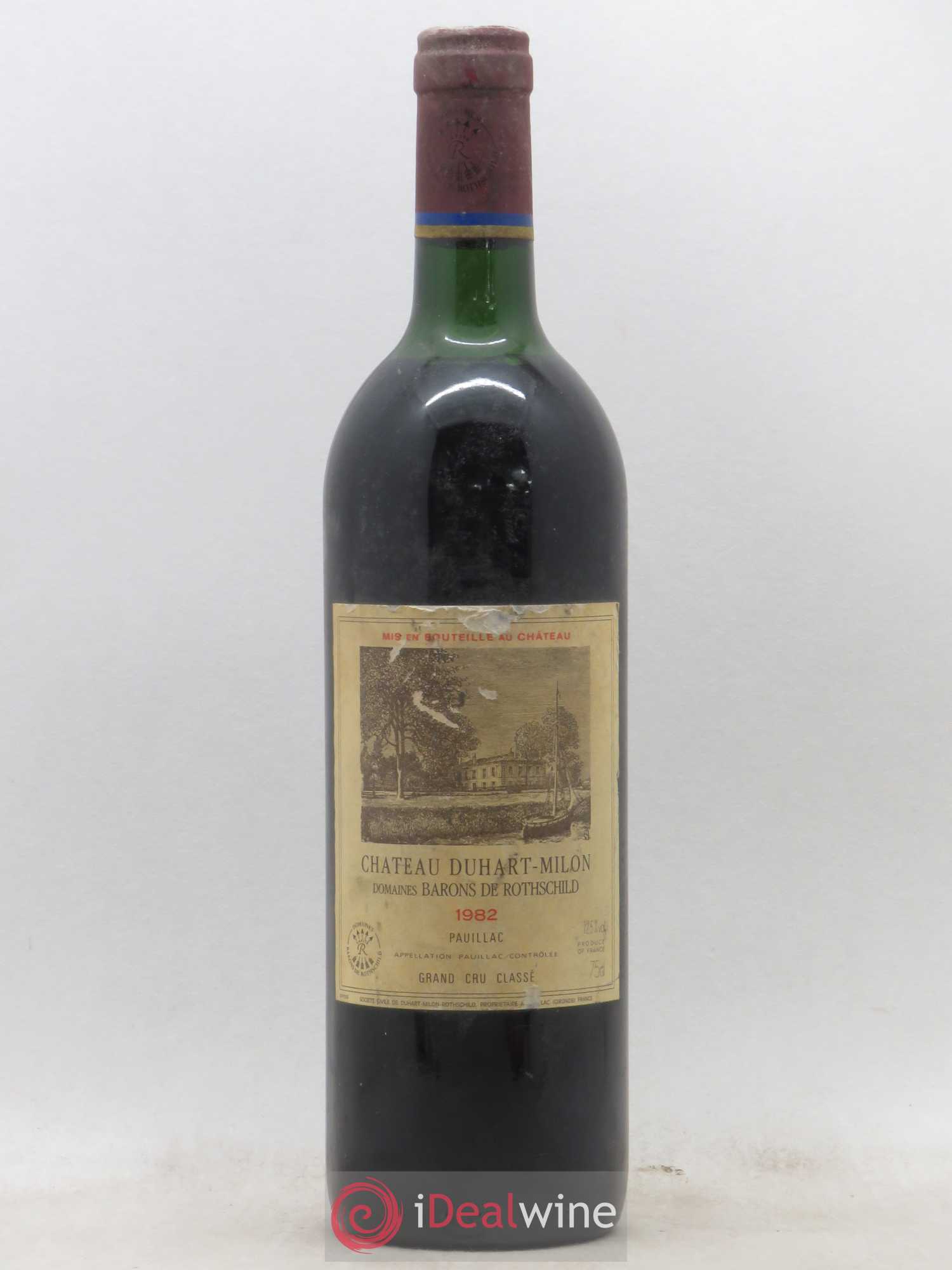 Château Duhart-Milon 4ème Grand Cru Classé 1982 - Lot de 1 bouteille - 0