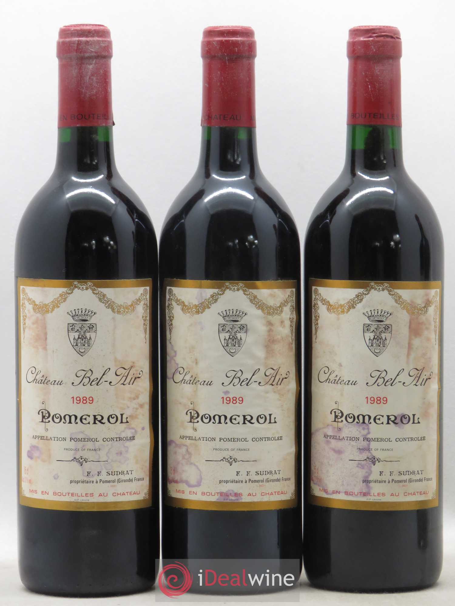 Château Bel Air 1989 - Lot de 12 bouteilles - 2