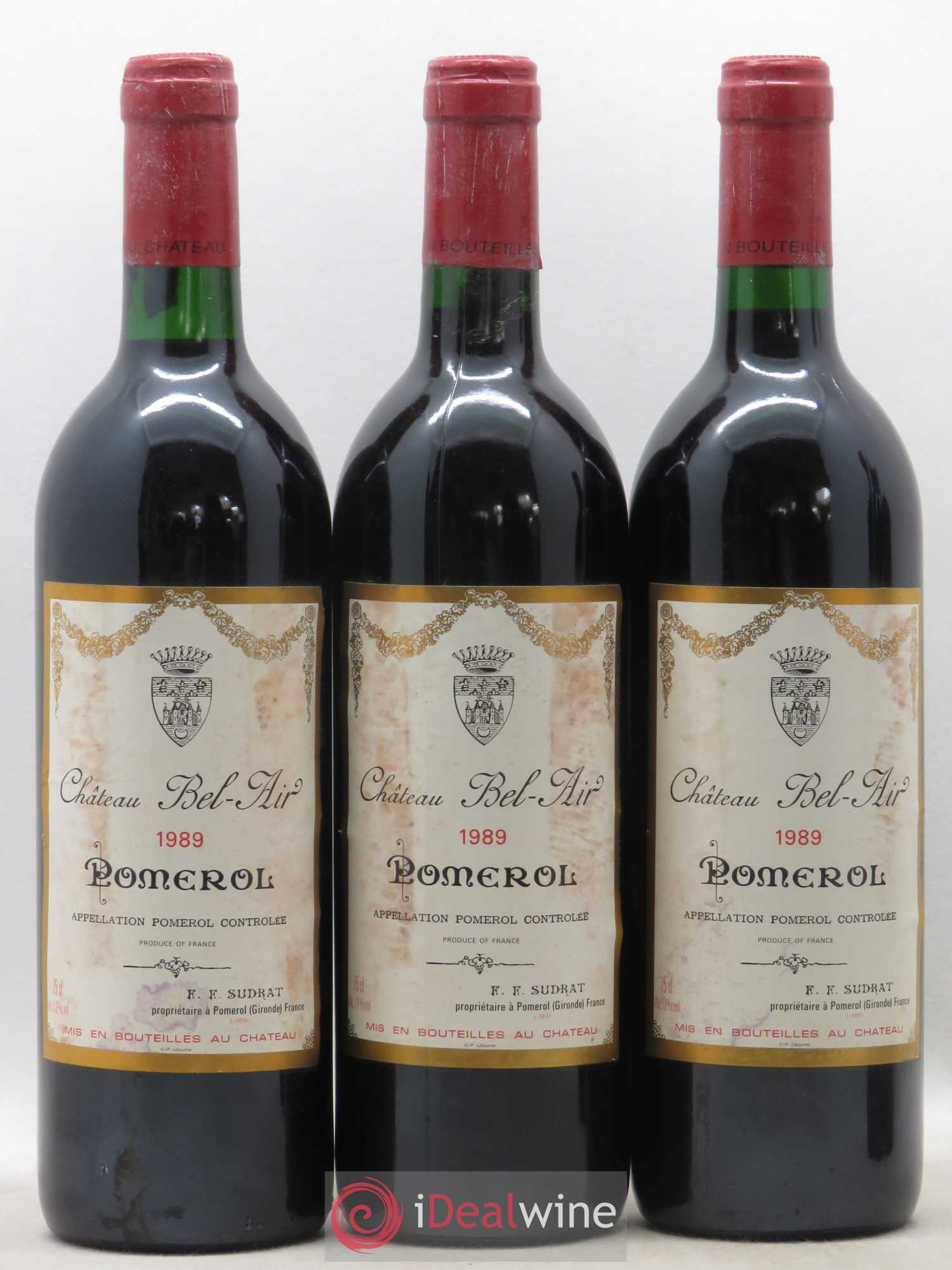 Château Bel Air 1989 - Lot de 12 bouteilles - 3