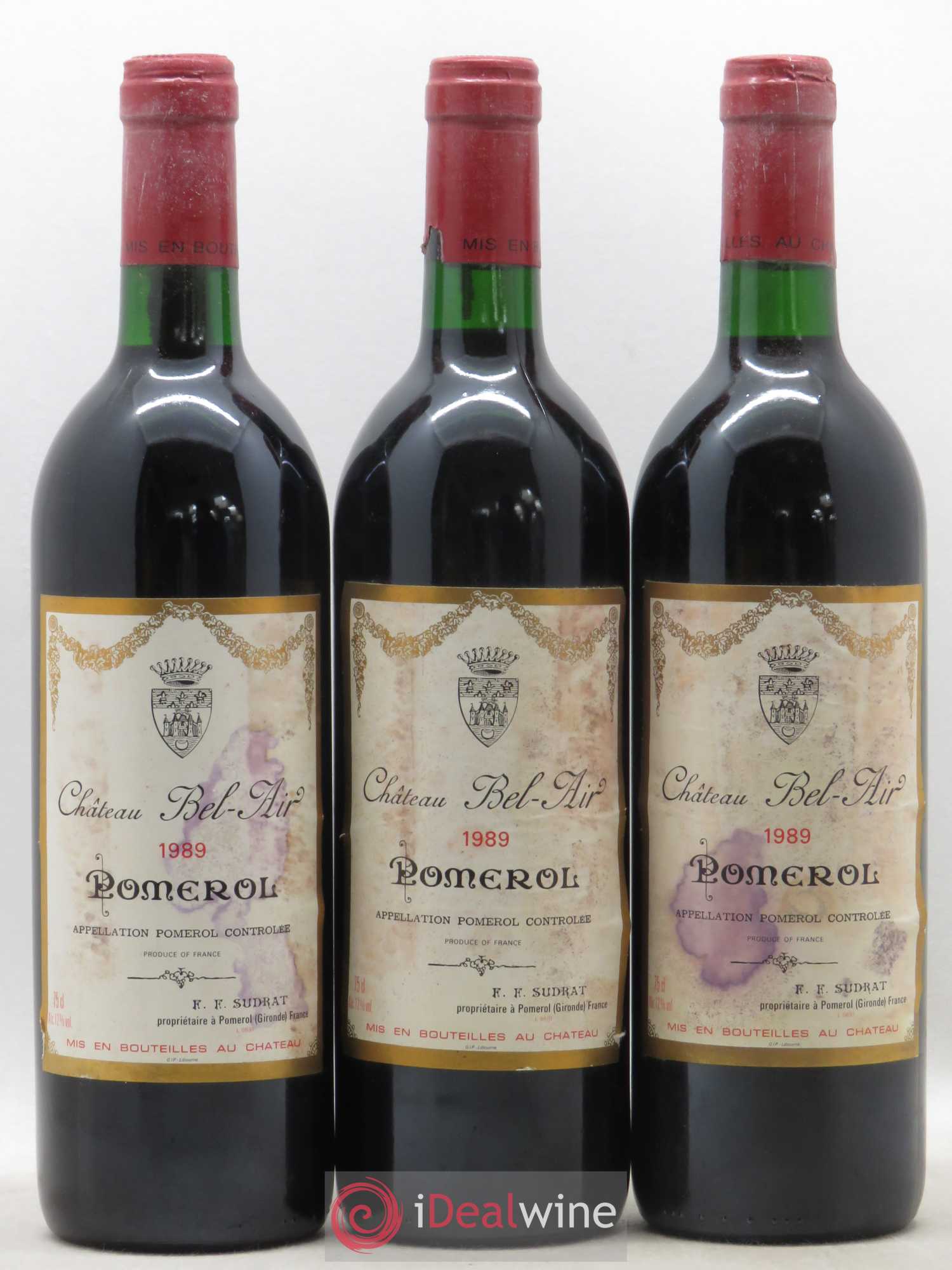 Château Bel Air 1989 - Lot de 12 bouteilles - 4