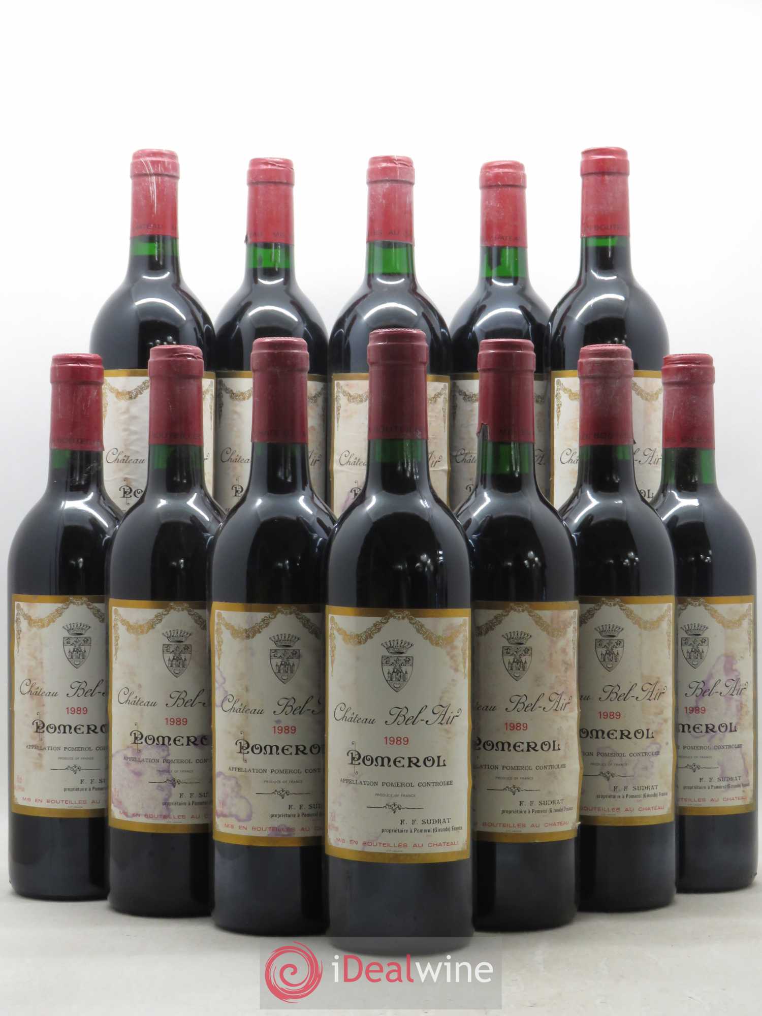 Château Bel Air 1989 - Lot de 12 bouteilles - 0