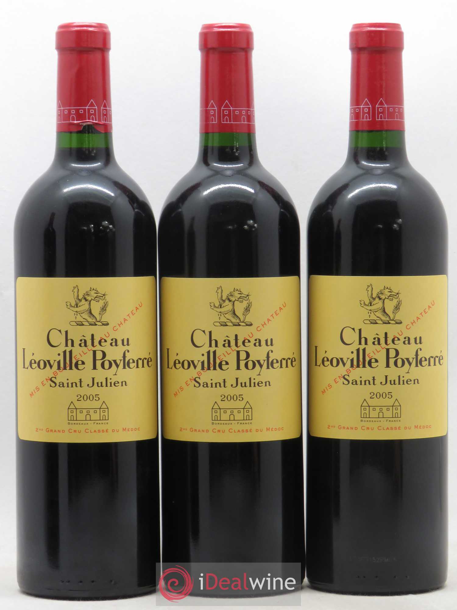 Château Léoville Poyferré 2ème Grand Cru Classé 2005 - Lot de 12 bouteilles - 2