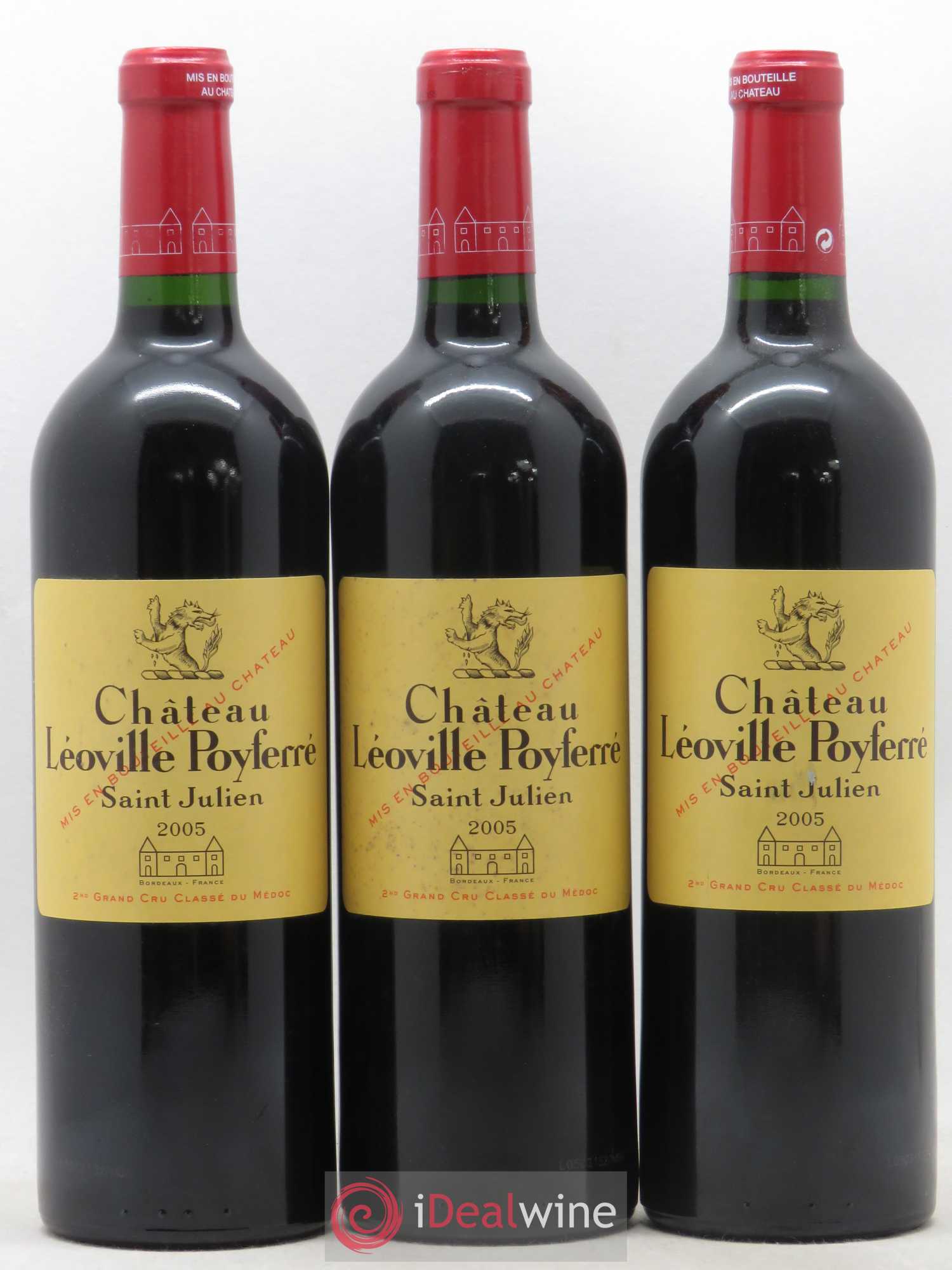 Château Léoville Poyferré 2ème Grand Cru Classé 2005 - Lot de 12 bouteilles - 4